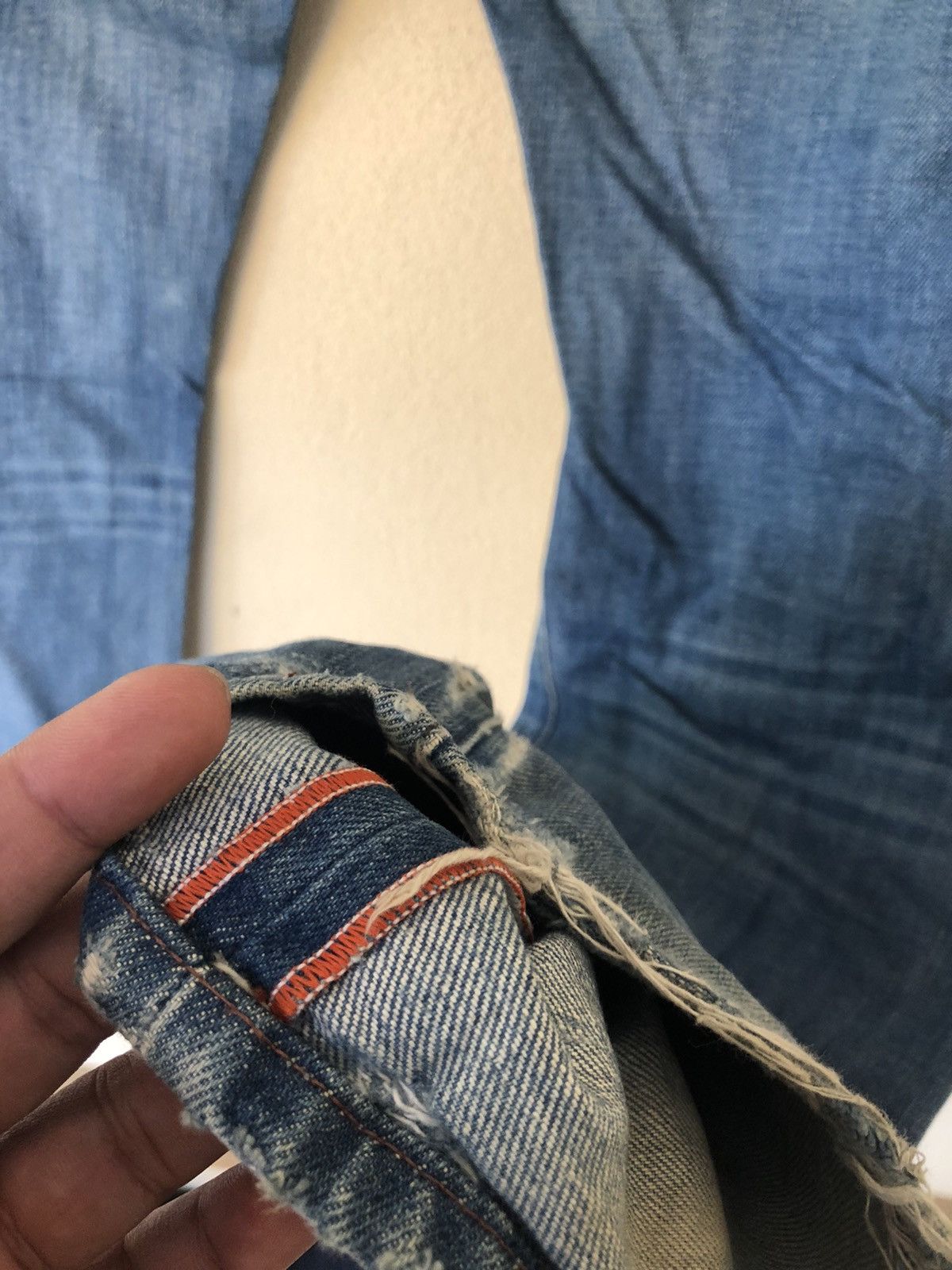 Diesel DIESEL MADE IN ITALY DISSTRESSED DENIM Size US 33 - 11 Thumbnail