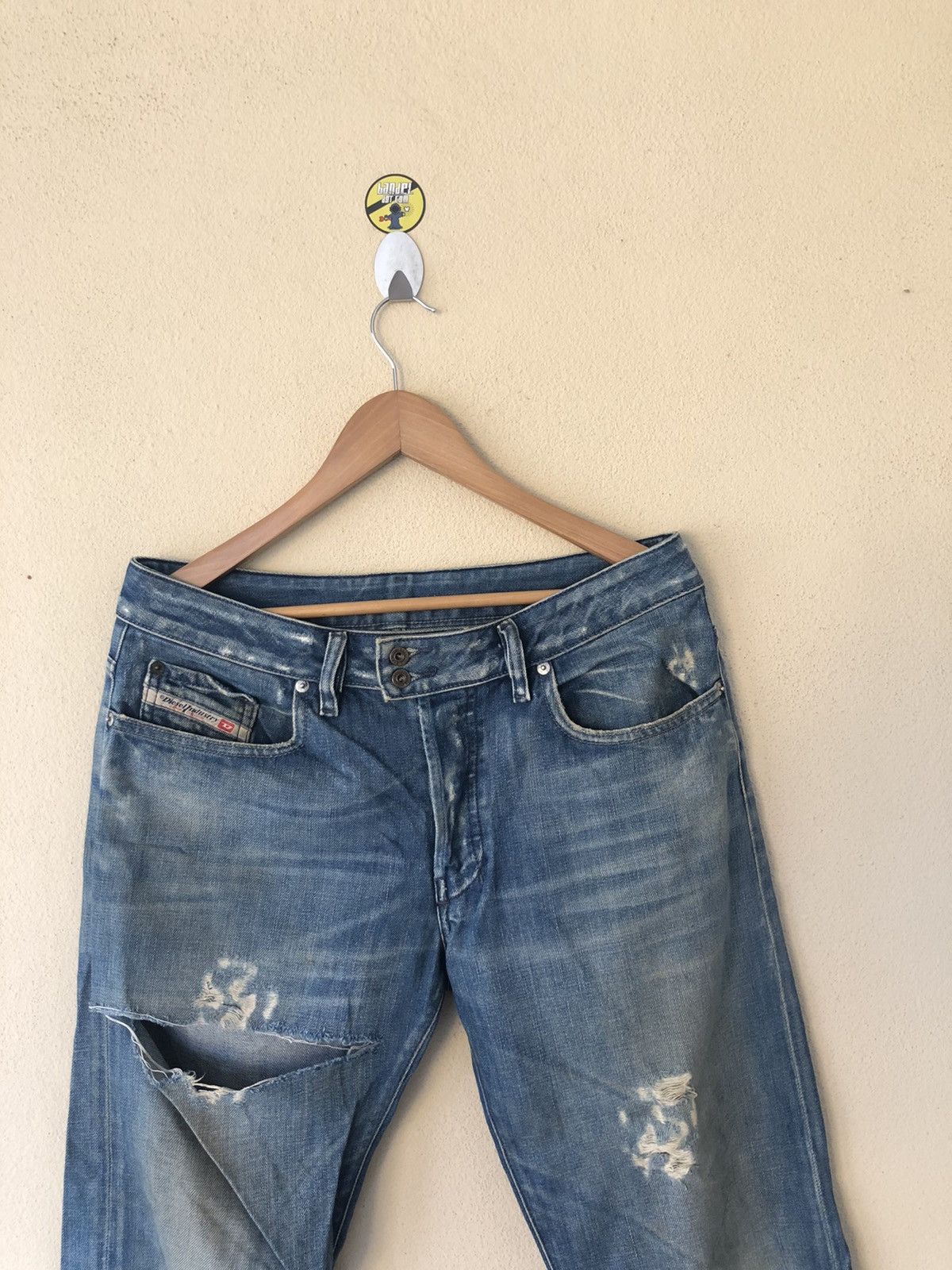 Diesel DIESEL MADE IN ITALY DISSTRESSED DENIM Size US 33 - 3 Thumbnail