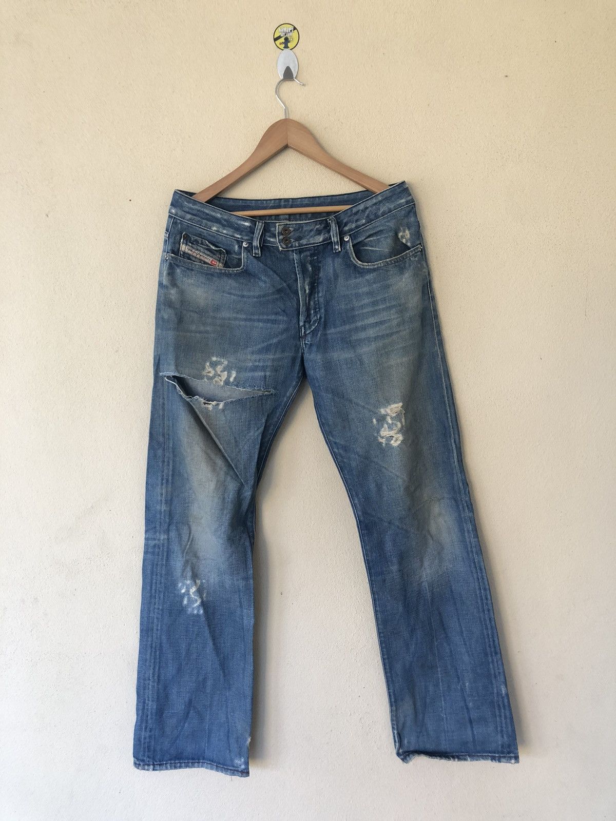 Diesel DIESEL MADE IN ITALY DISSTRESSED DENIM Size US 33 - 1 Thumbnail