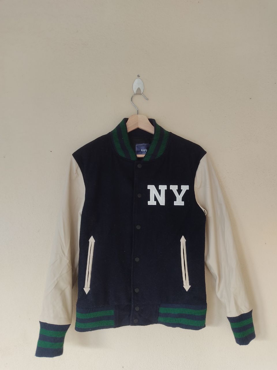 Japanese Brand × Vintage Vintage NY Varsity Size US M / EU 48-50 / 2 - 1 Thumbnail