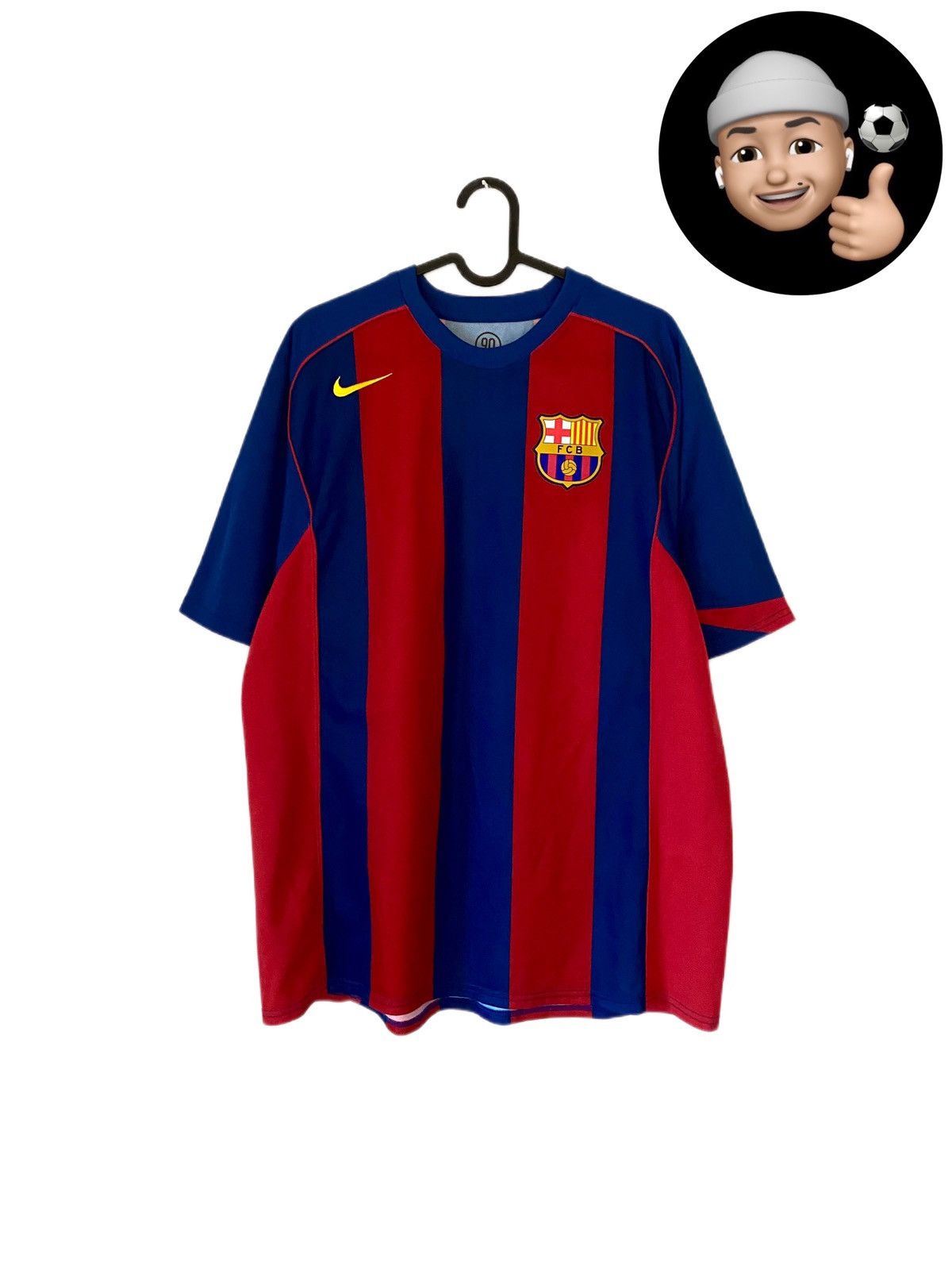 Nike 2004 2005 FC Barcelona Nike Vintage Home Soccer Jersey Shirt | Grailed