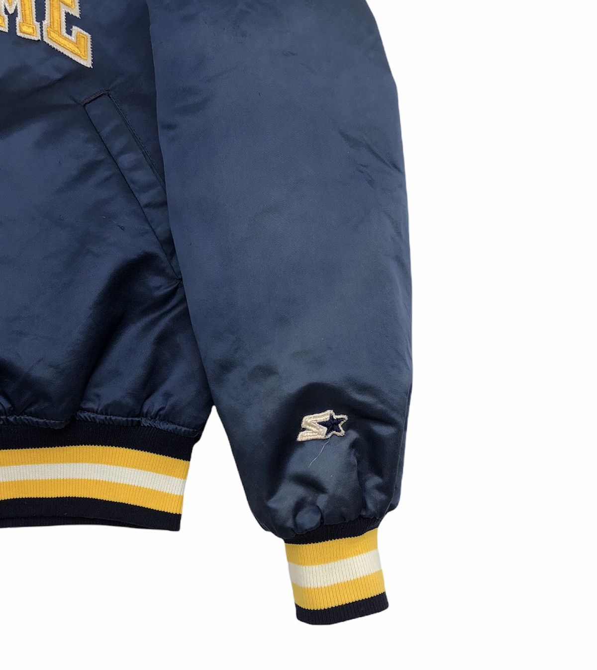 Starter 🔥DISTRESSED🔥VTG 80s Starter Notre Dame Fighting Irish Jacket Size US M / EU 48-50 / 2 - 7 Thumbnail