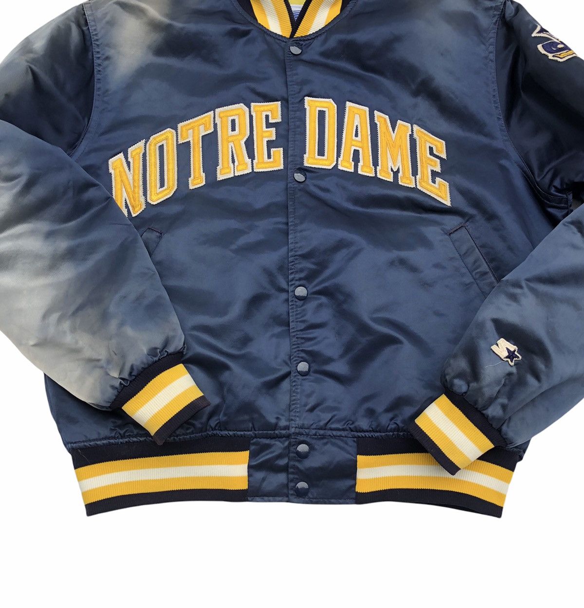 Starter 🔥DISTRESSED🔥VTG 80s Starter Notre Dame Fighting Irish Jacket Size US M / EU 48-50 / 2 - 4 Thumbnail