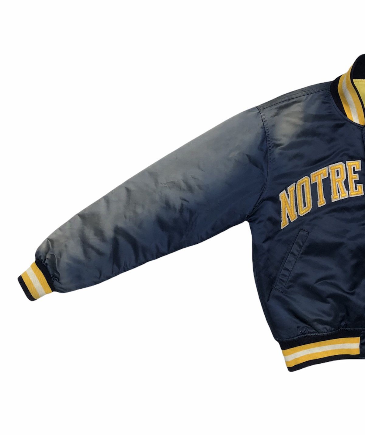 Starter 🔥DISTRESSED🔥VTG 80s Starter Notre Dame Fighting Irish Jacket Size US M / EU 48-50 / 2 - 9 Thumbnail