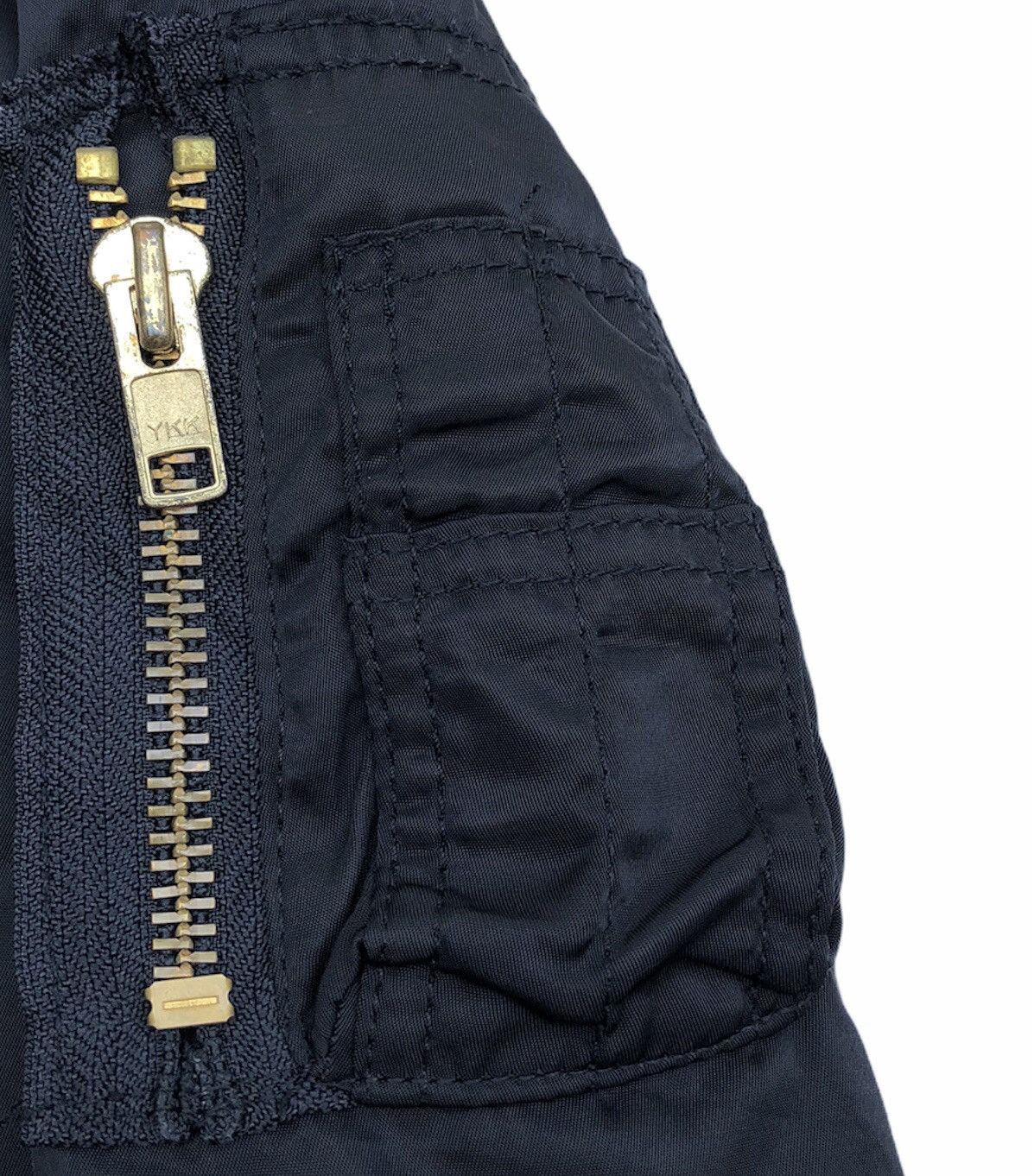 Vintage 🔥Vintage U. S. A Powered By Gearhead Patches Bomber Jacket Size US L / EU 52-54 / 3 - 11 Thumbnail