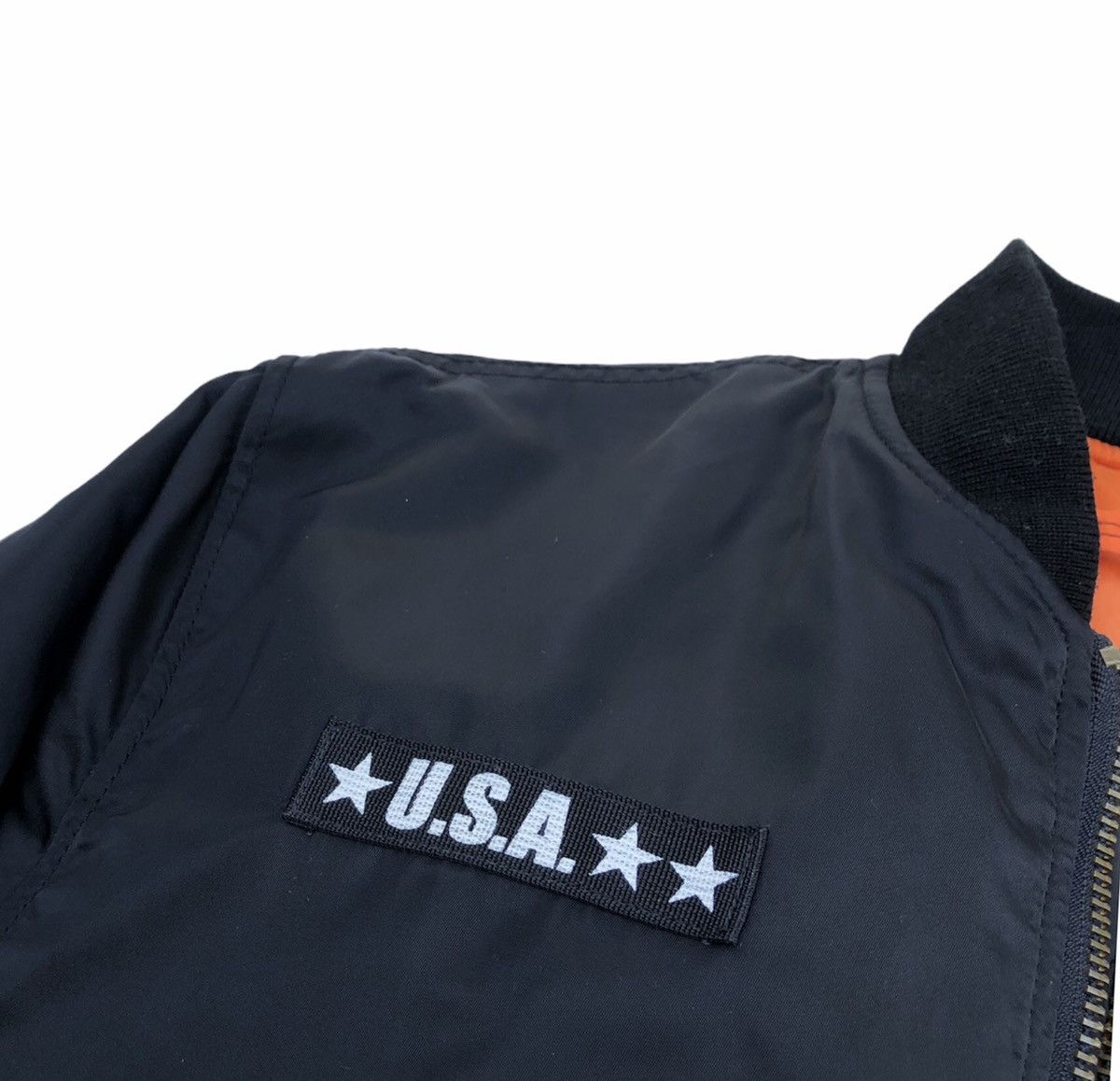 Vintage 🔥Vintage U. S. A Powered By Gearhead Patches Bomber Jacket Size US L / EU 52-54 / 3 - 8 Thumbnail