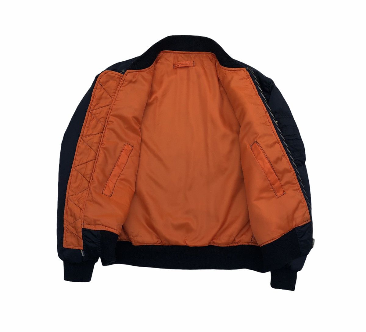 Vintage 🔥Vintage U. S. A Powered By Gearhead Patches Bomber Jacket Size US L / EU 52-54 / 3 - 3 Thumbnail