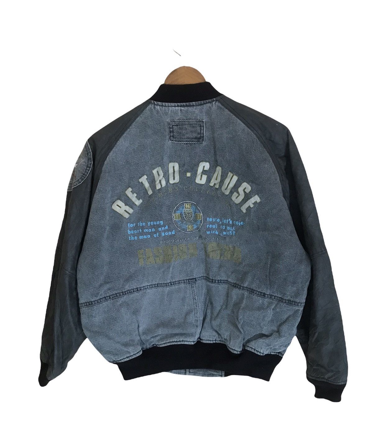 Japanese Brand AMAZING STUDIO VARSITY JACKET Size US M / EU 48-50 / 2 - 1 Thumbnail