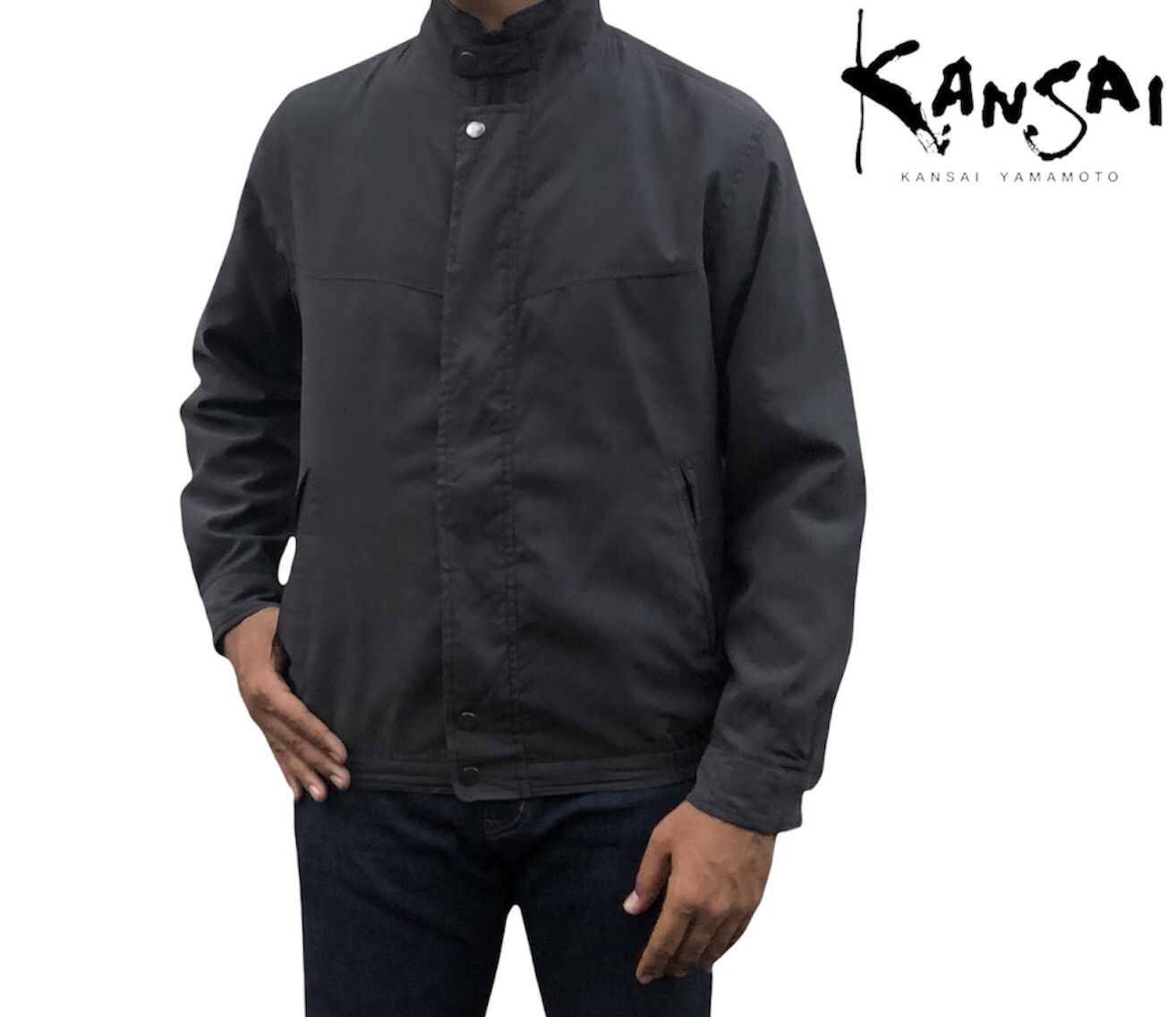 Kansai Jacket Kansai Yamamoto Homme Black Jacket Size M