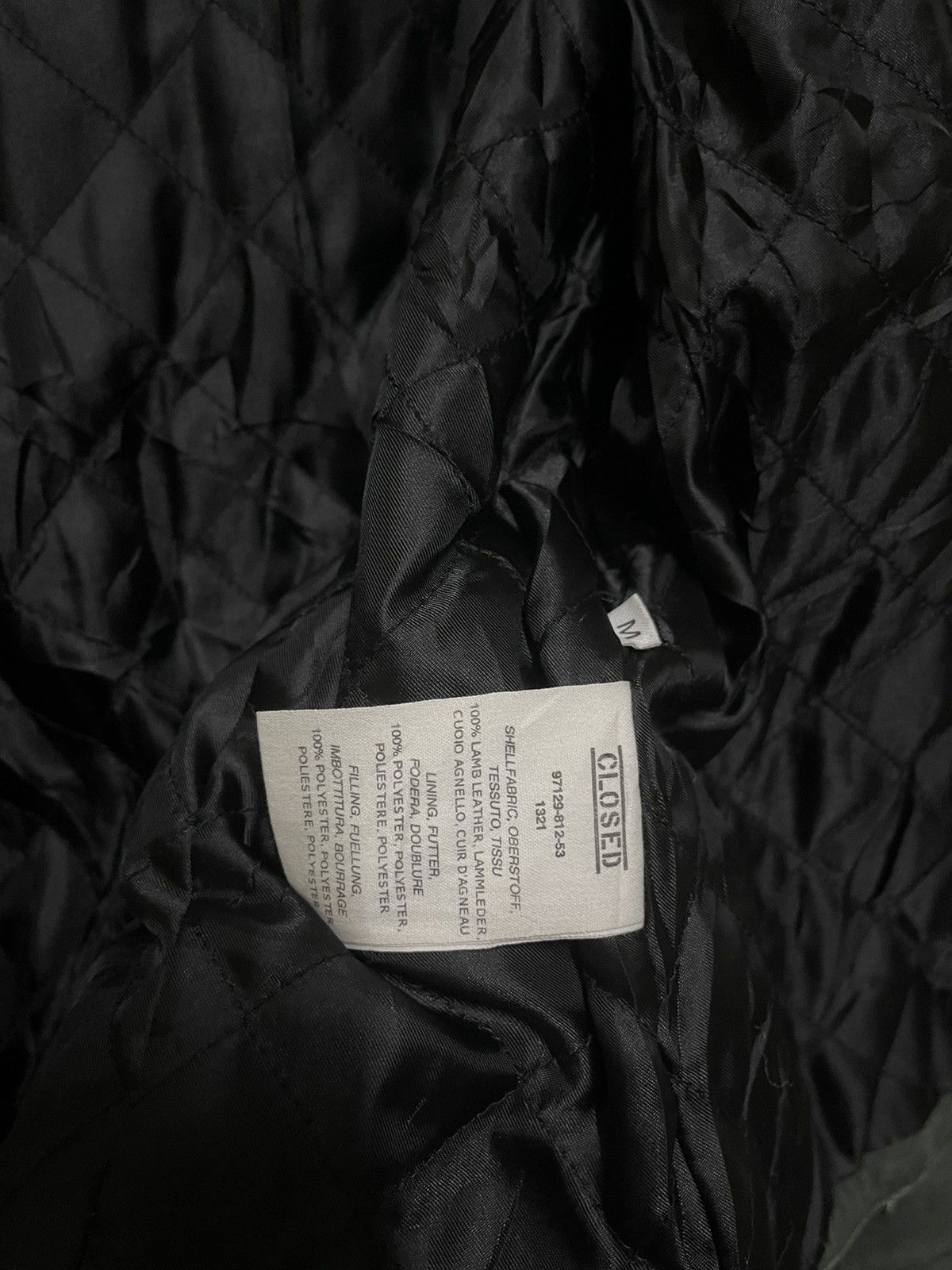 CLOSED Rare Green Perfecto Lamb Leather Jacket Size M / US 6-8 / IT 42-44 - 13 Thumbnail