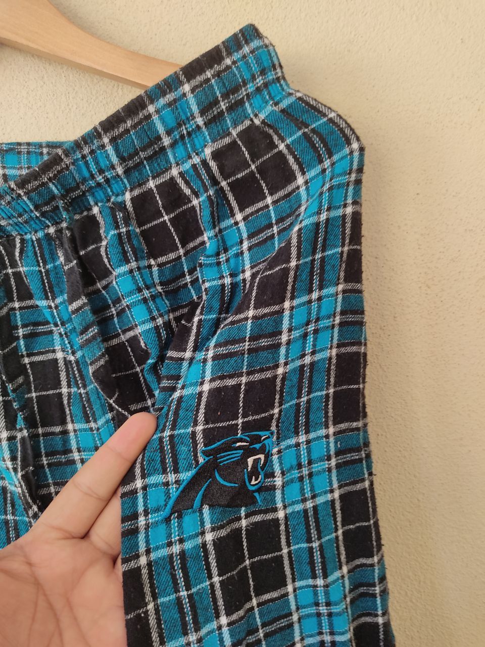 NFL × Rare Panther 29-30 NFL PANTHERS CASUAL OFFICIAL MERCHANDISE SWEATPANTS Size US 30 / EU 46 - 4 Thumbnail