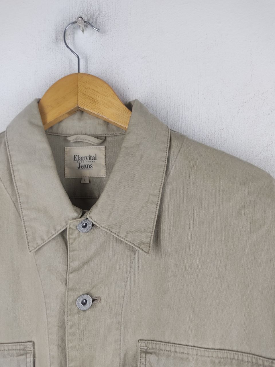Japanese Brand × Vintage Vintage Elanvital Jeans Jacket Size US L / EU 52-54 / 3 - 4 Thumbnail