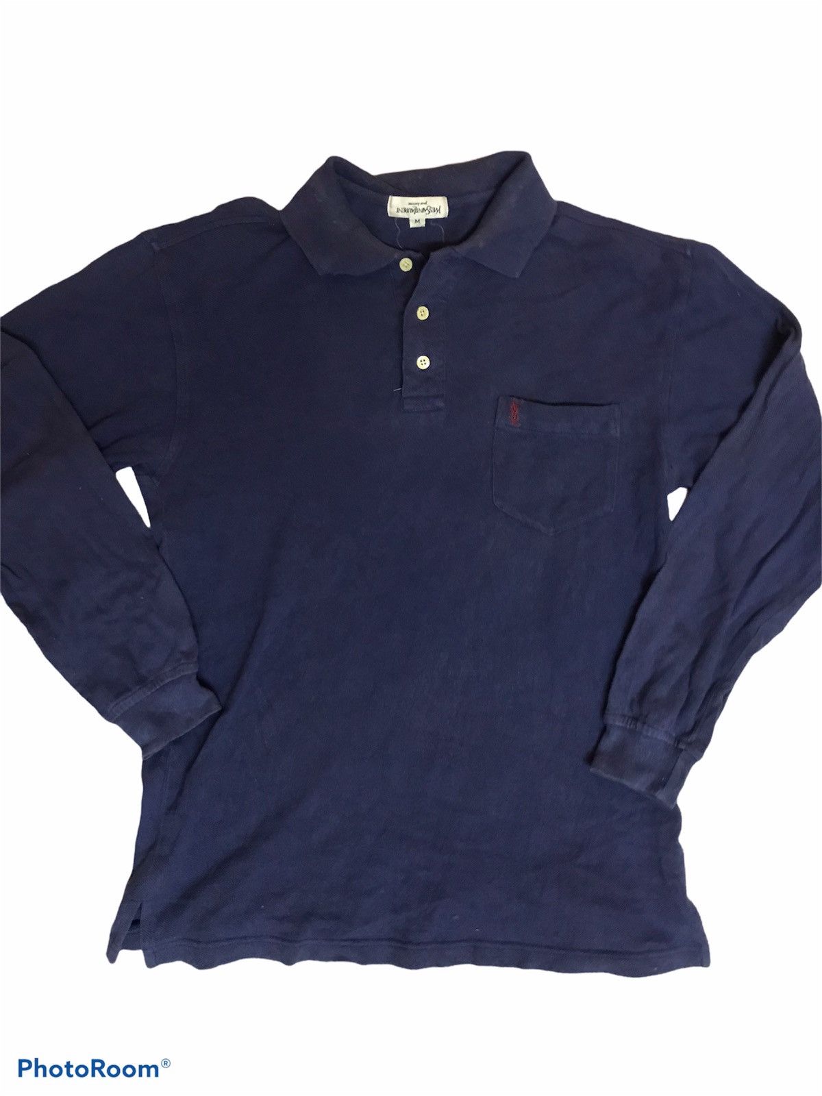 Yves Saint Laurent Ysl polo long sleeve Size US M / EU 48-50 / 2 - 1 Thumbnail