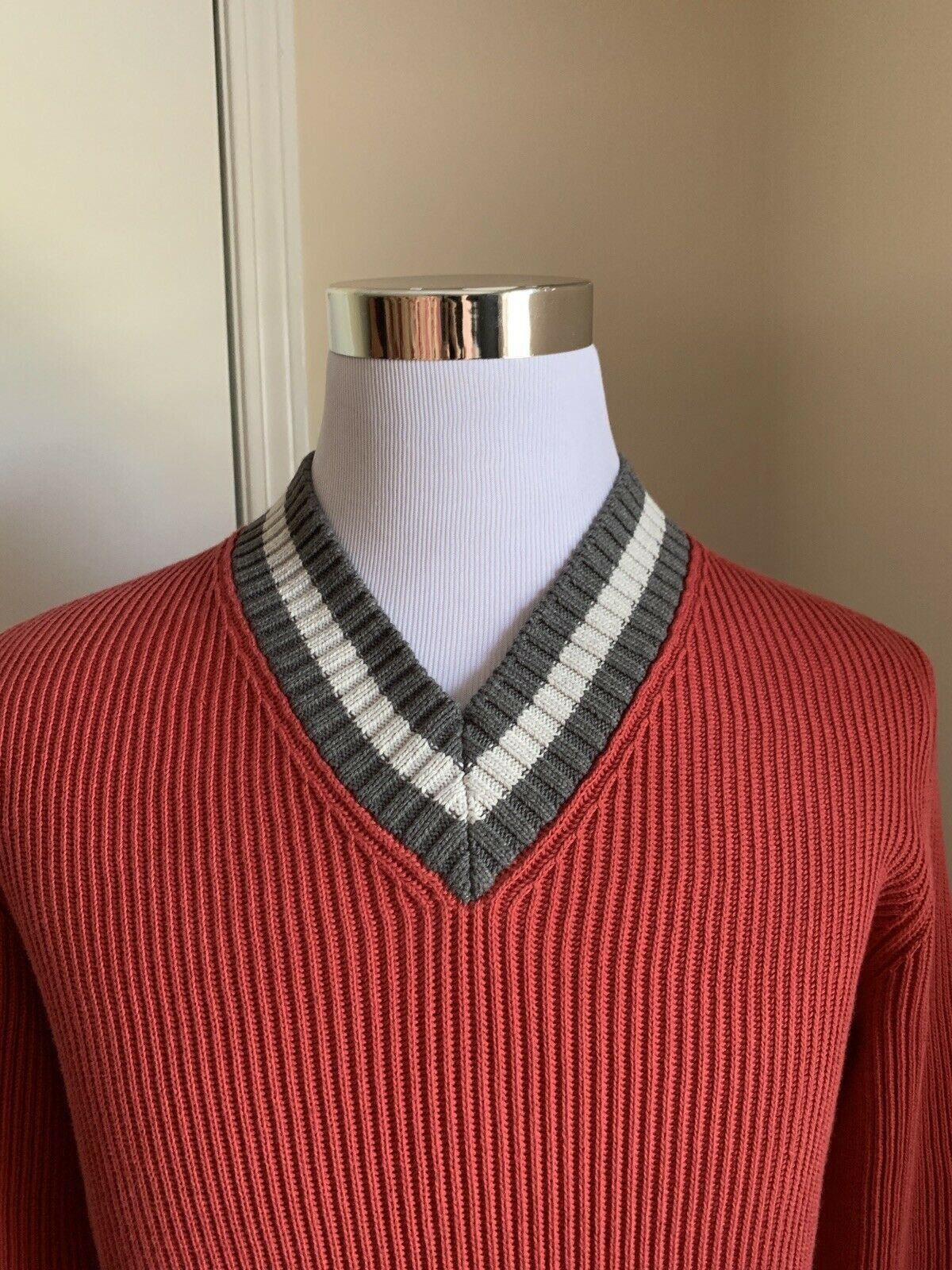 Brunello Cucinelli Sweater in Red Size US M / EU 48-50 / 2 - 2 Thumbnail