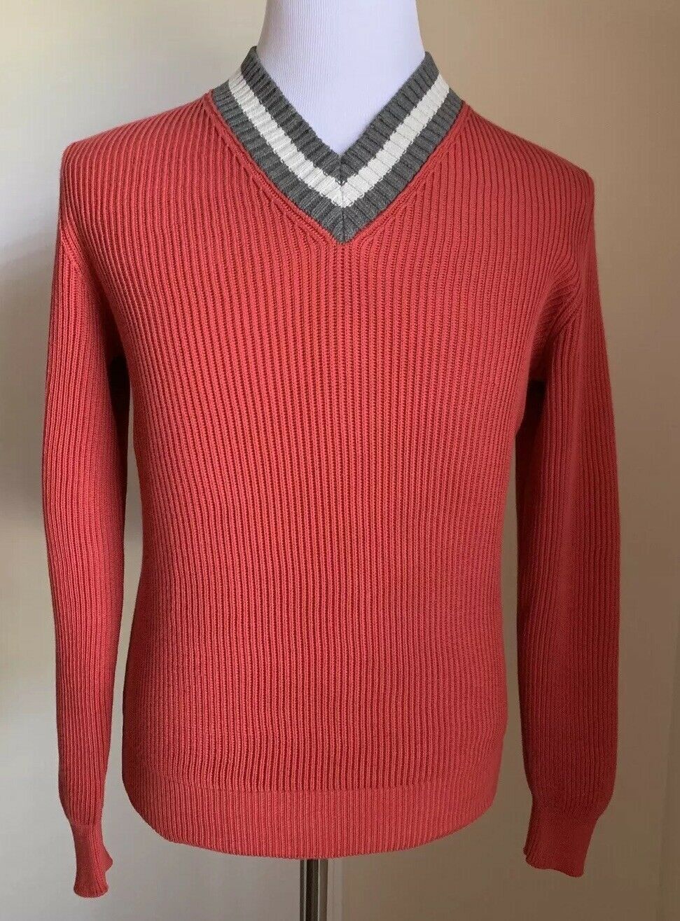 Brunello Cucinelli Sweater in Red Size US M / EU 48-50 / 2 - 1 Thumbnail