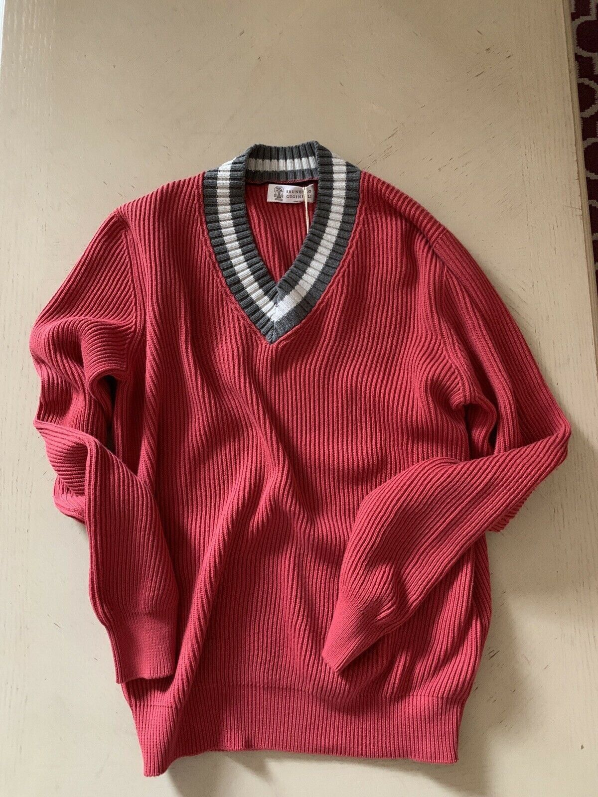 Brunello Cucinelli Sweater in Red Size US M / EU 48-50 / 2 - 8 Thumbnail
