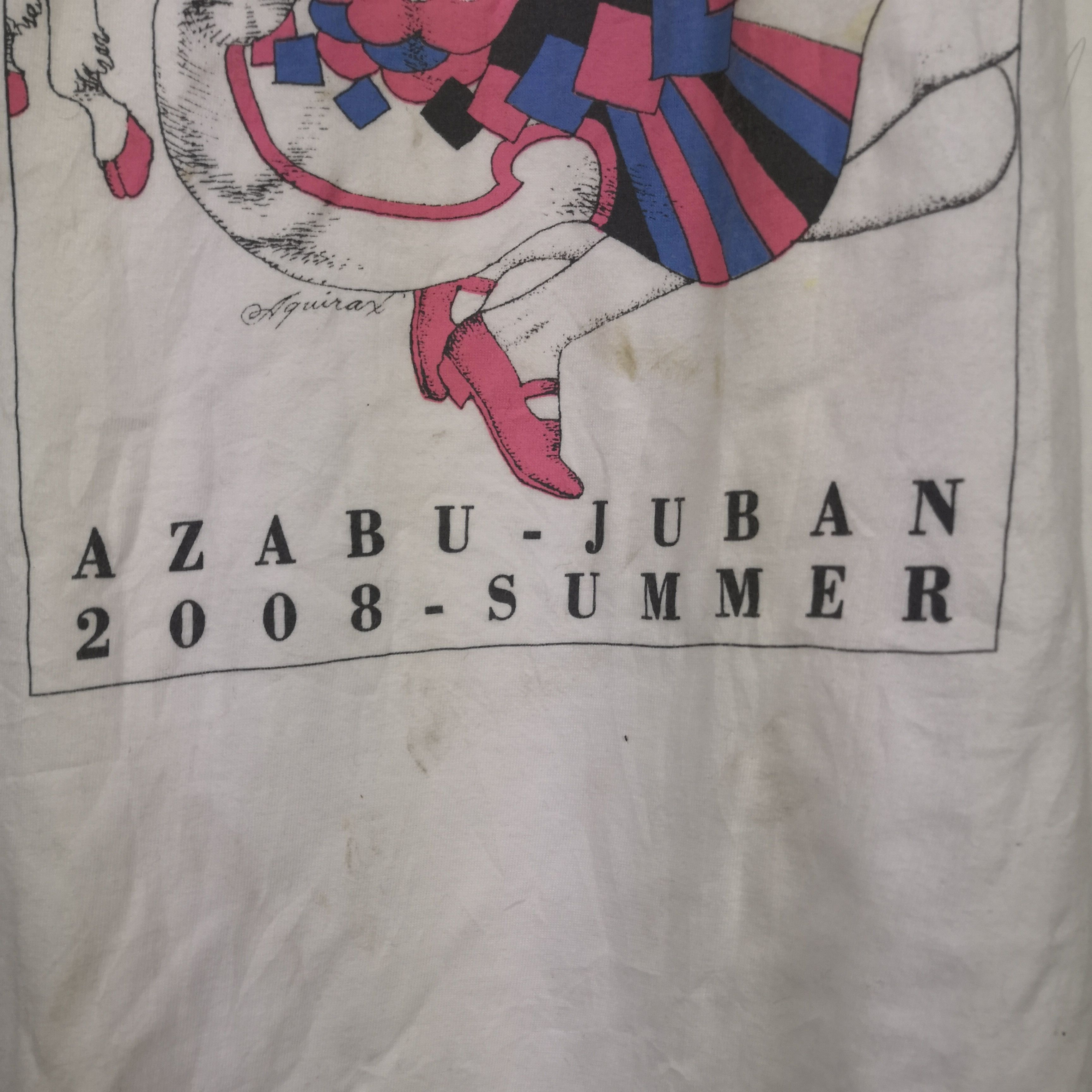 Band Tees Azabu Juban 2008 Summer Tour T shirt Japanese Crewneck Tees Size US M / EU 48-50 / 2 - 5 Thumbnail