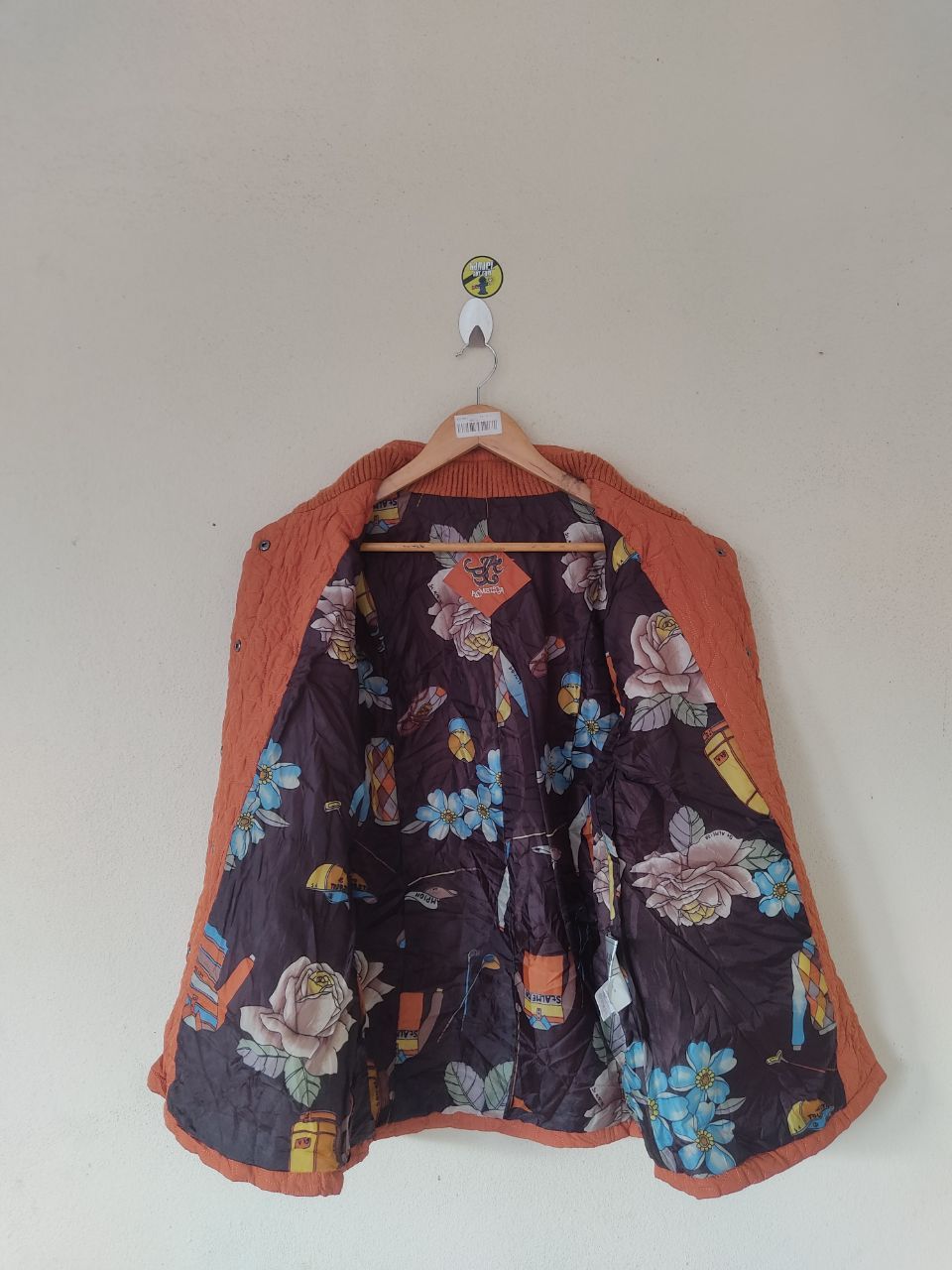 Japanese Brand × Vintage VINTAGE ST. ALMEIDA ORANGE LIGHT PUFFER JACKET Size US M / EU 48-50 / 2 - 5 Thumbnail