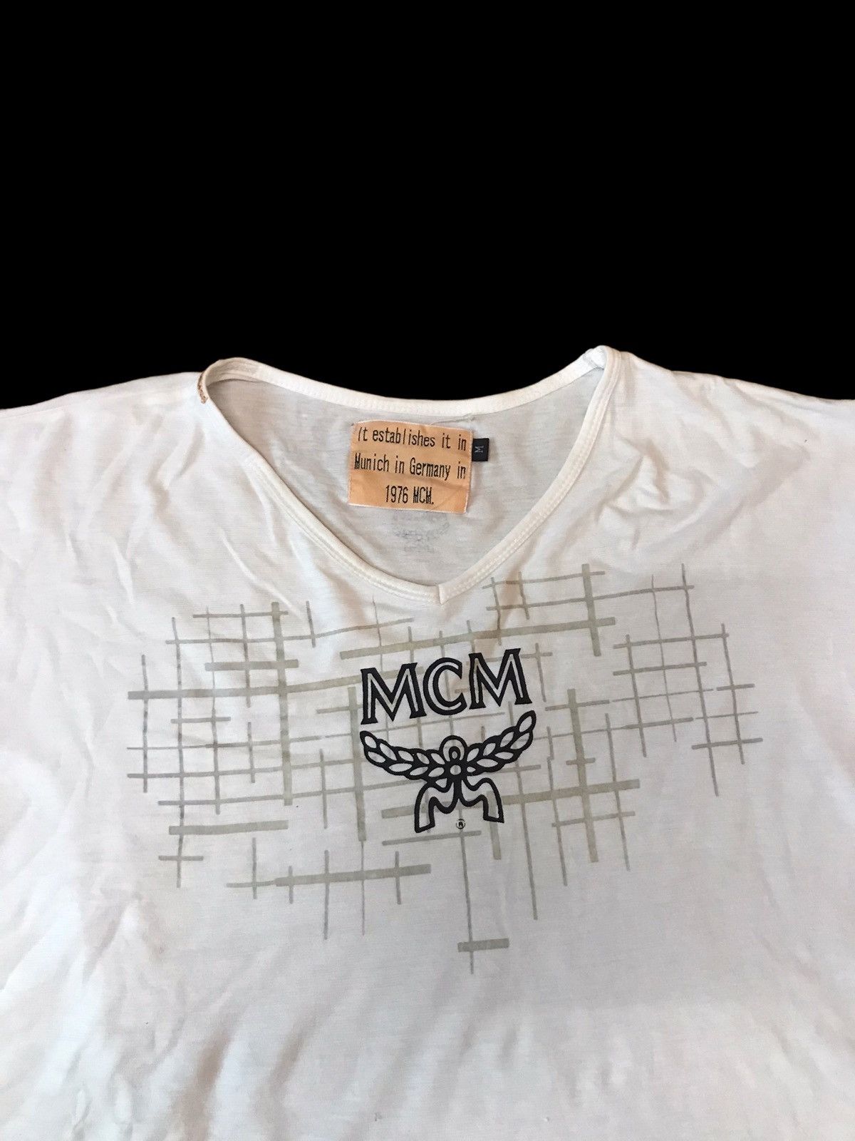 MCM ‼️MCM V TSHIRT BIGLOGO‼️ Size US M / EU 48-50 / 2 - 4 Thumbnail