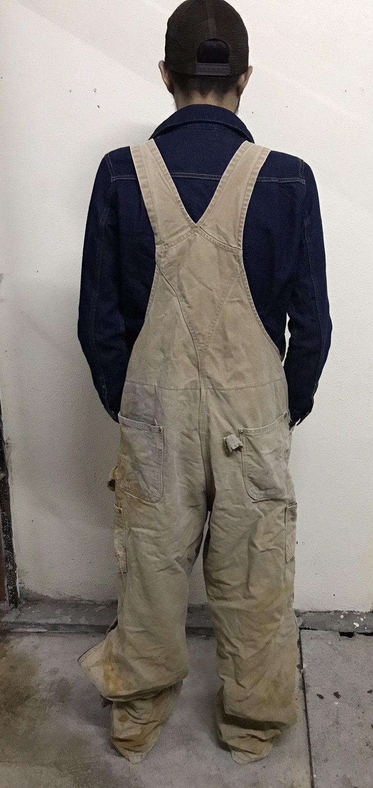 Carhartt × Vintage Vintage distressed Carhartt Double-Knee Overalls Size US 41 - 18 Thumbnail