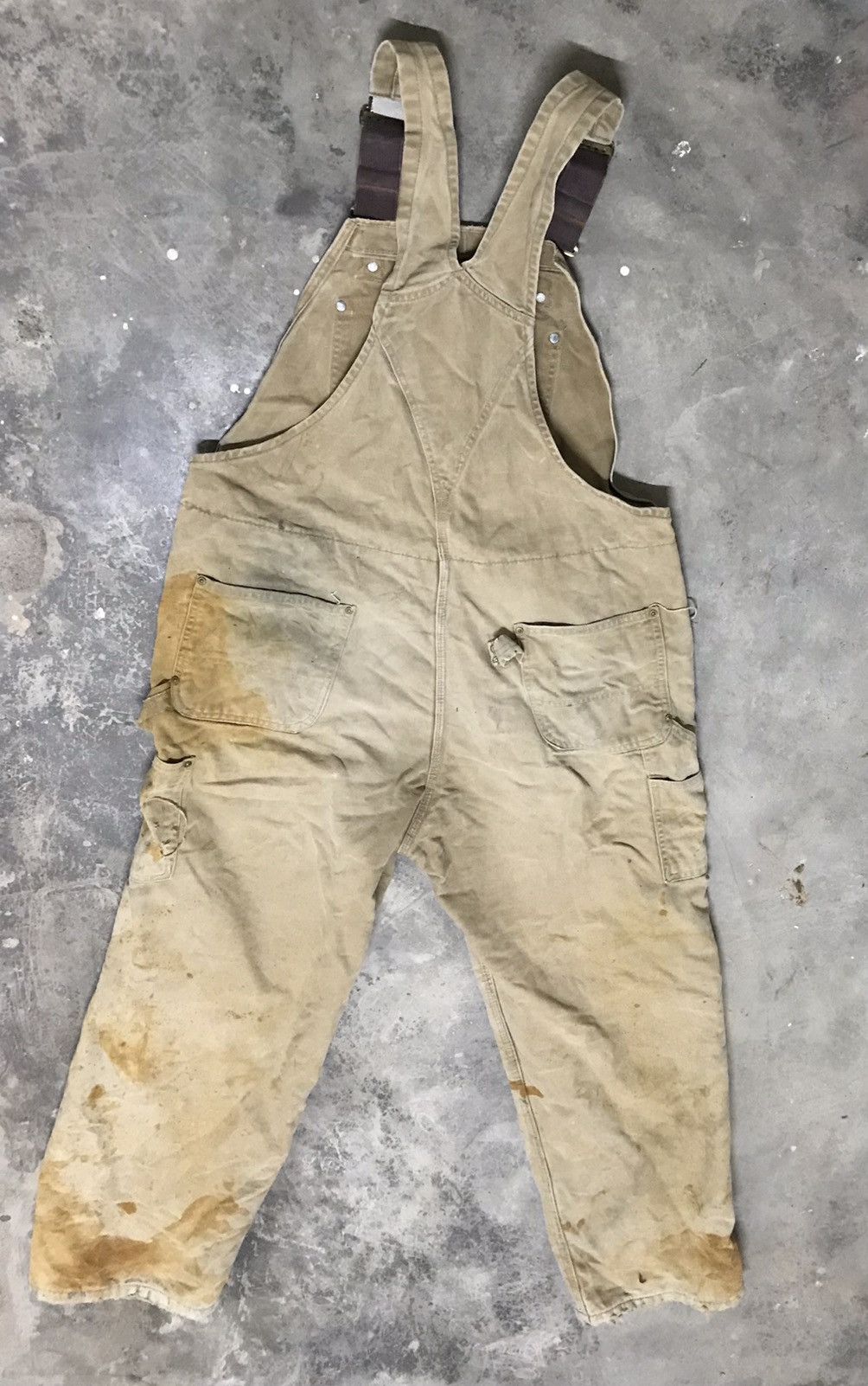 Carhartt × Vintage Vintage distressed Carhartt Double-Knee Overalls Size US 41 - 7 Thumbnail