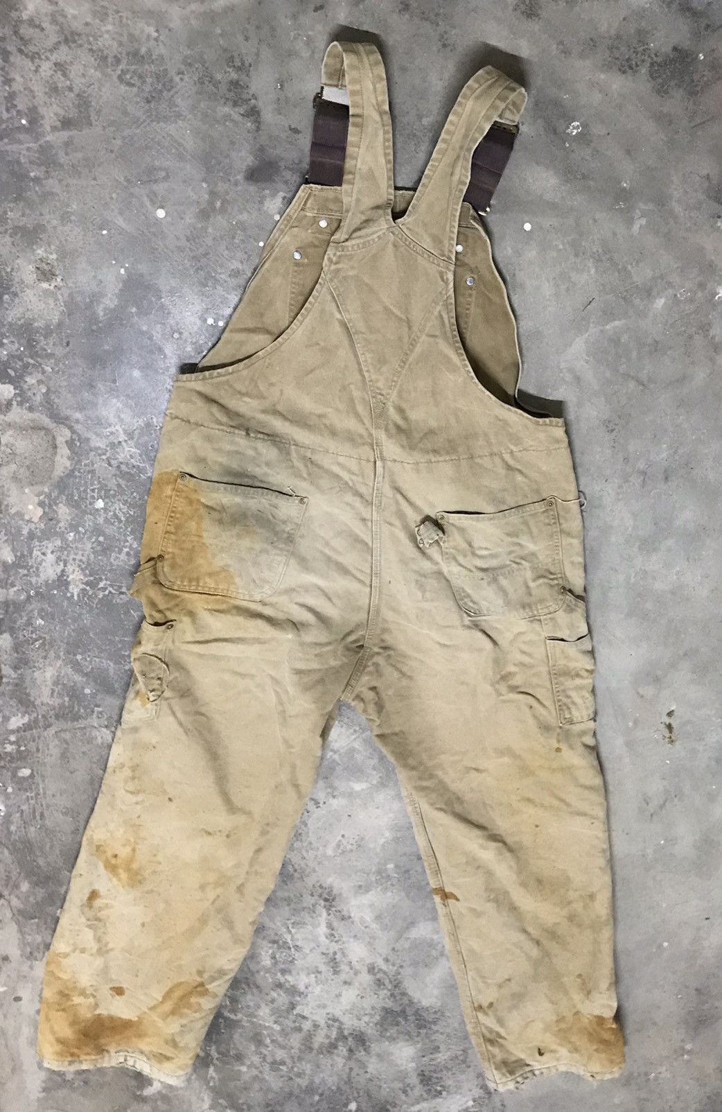 Carhartt × Vintage Vintage distressed Carhartt Double-Knee Overalls Size US 41 - 2 Thumbnail