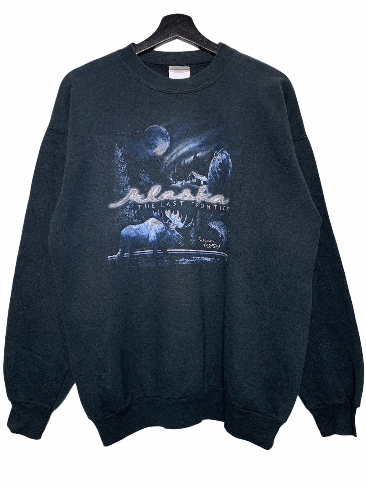 Habitat Vintage The Last Frontier Animals Crewneck Sweatshirt Size US M / EU 48-50 / 2 - 1 Thumbnail