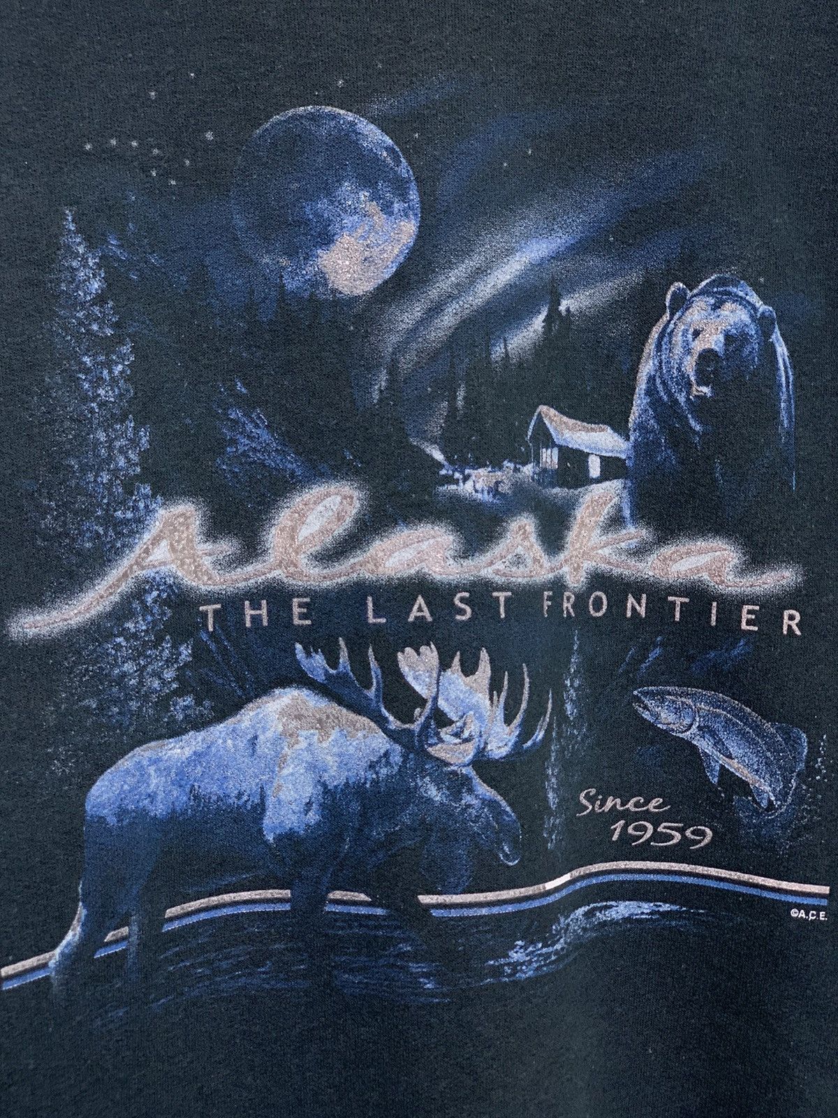 Habitat Vintage The Last Frontier Animals Crewneck Sweatshirt Size US M / EU 48-50 / 2 - 3 Thumbnail