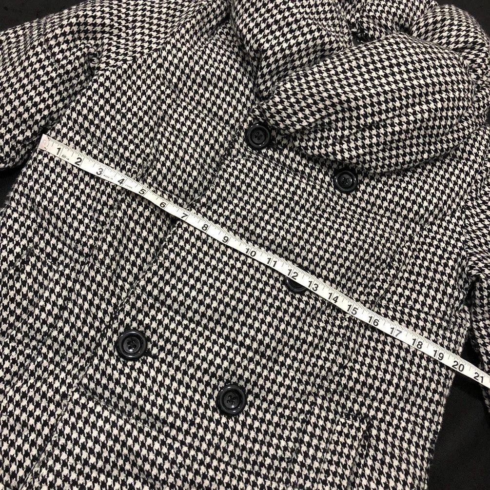 Japanese Brand CECIL Mc BEE Houndstooth Heavy Puffer Jacket For Women Size M / US 6-8 / IT 42-44 - 8 Thumbnail