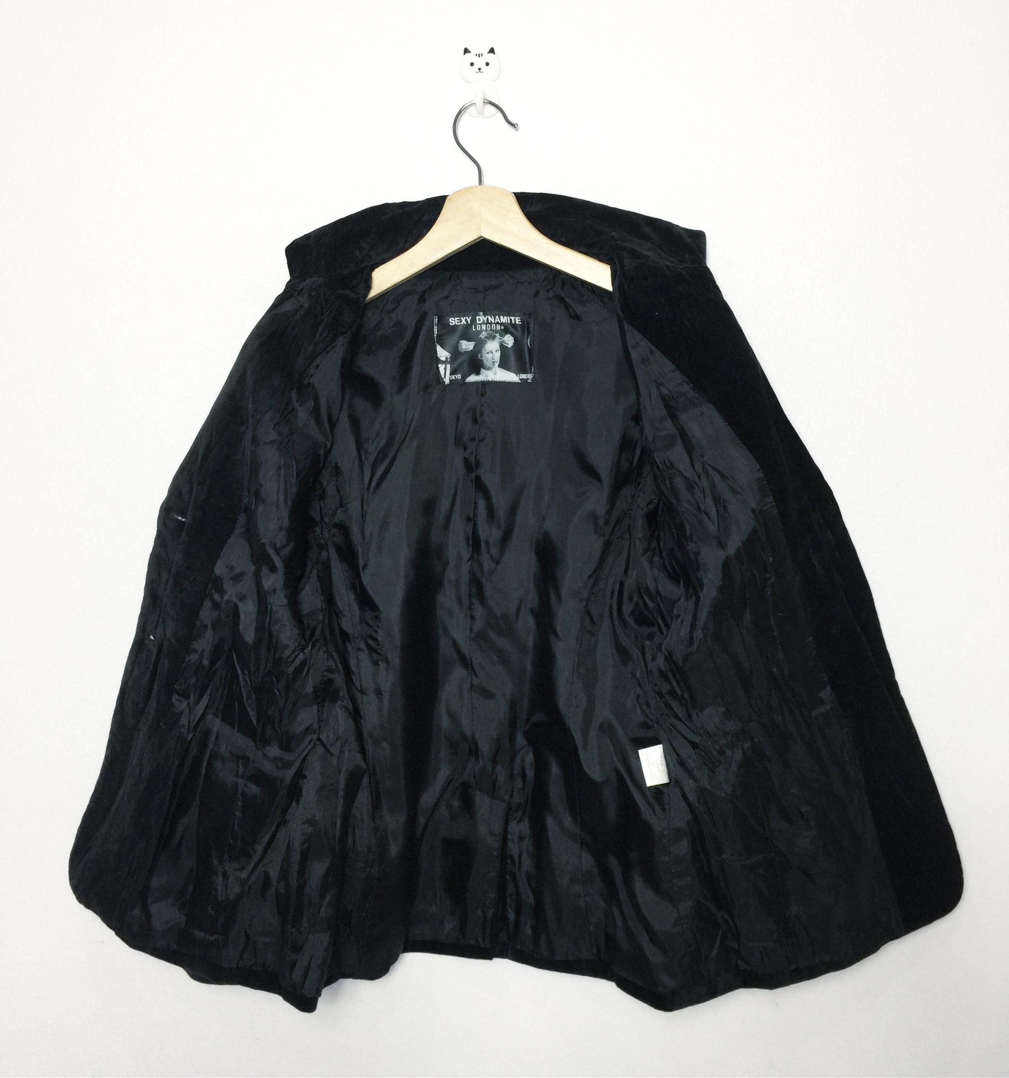 Japanese Brand Very Rare Sexy Dynamite London Velvet Jacket Coat Size US XS / EU 42 / 0 - 8 Thumbnail