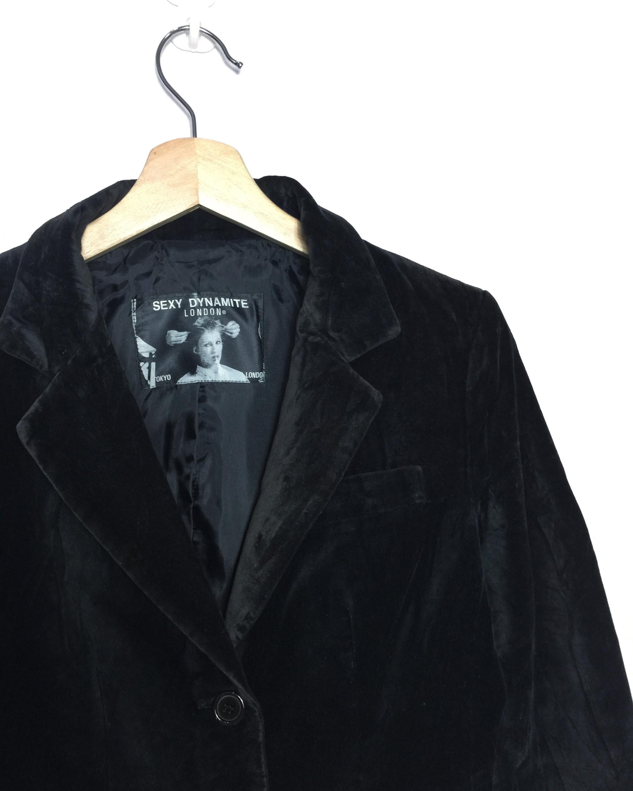 Japanese Brand Very Rare Sexy Dynamite London Velvet Jacket Coat Size US XS / EU 42 / 0 - 3 Thumbnail