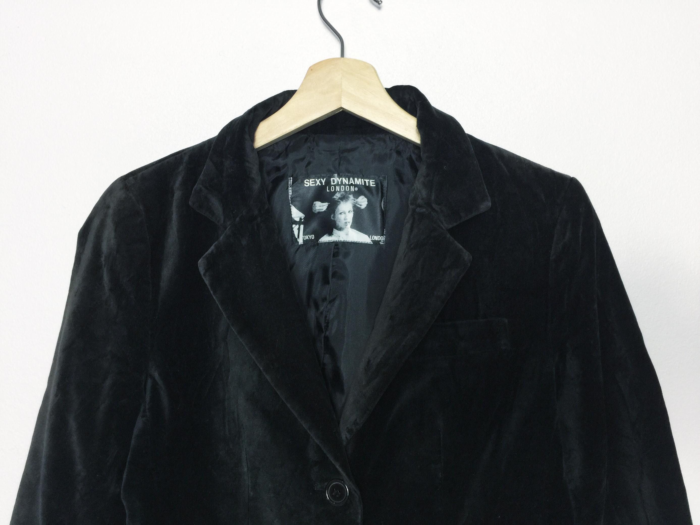 Japanese Brand Very Rare Sexy Dynamite London Velvet Jacket Coat Size US XS / EU 42 / 0 - 2 Thumbnail
