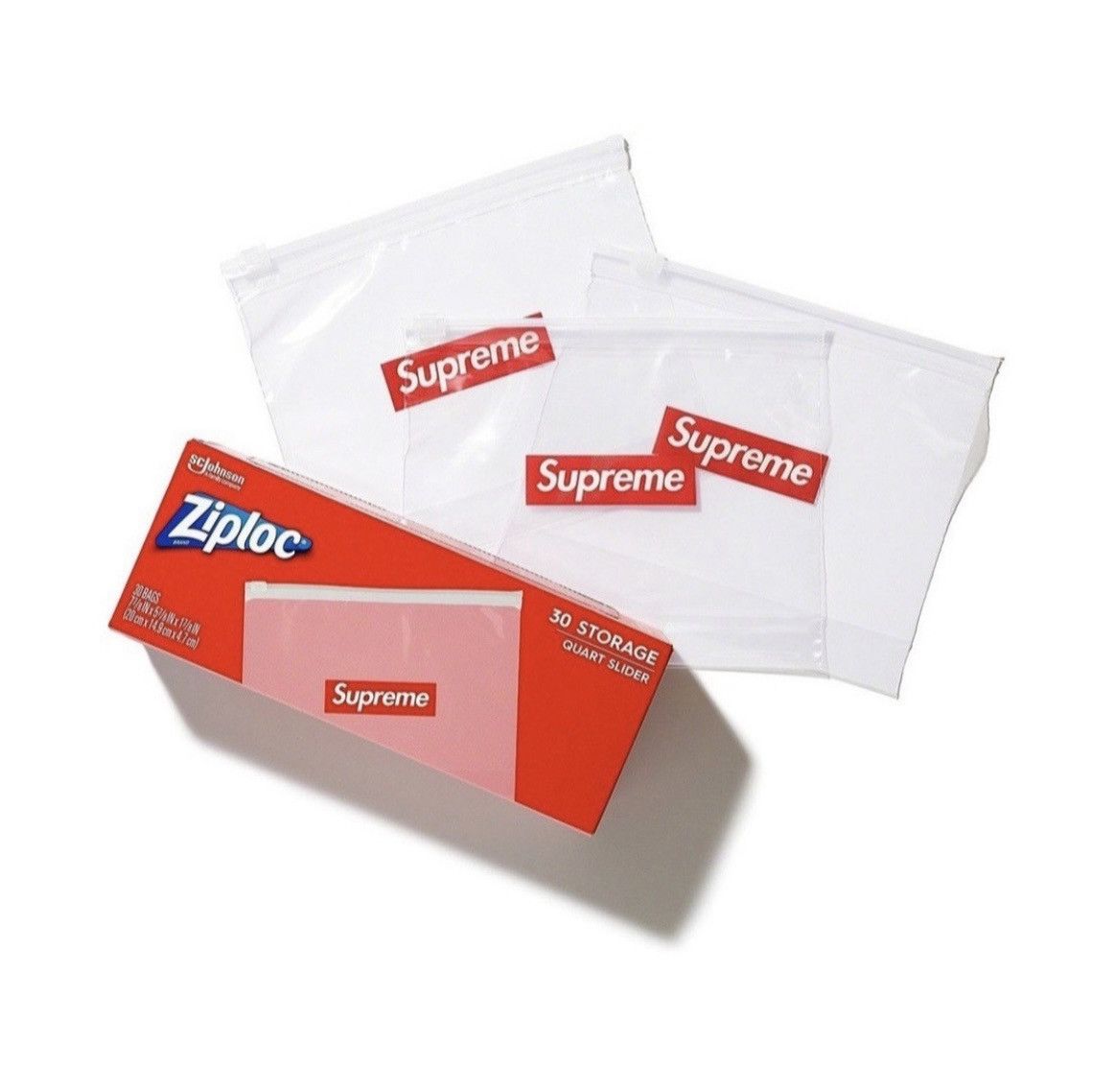 Supreme Supreme®/Ziploc® Bags (Box of 30) Size ONE SIZE - 1 Thumbnail