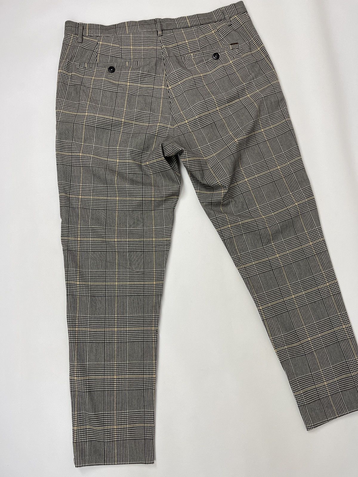 Zara Zara checkered grey casual pants chinos Size US 34 / EU 50 - 11 Thumbnail