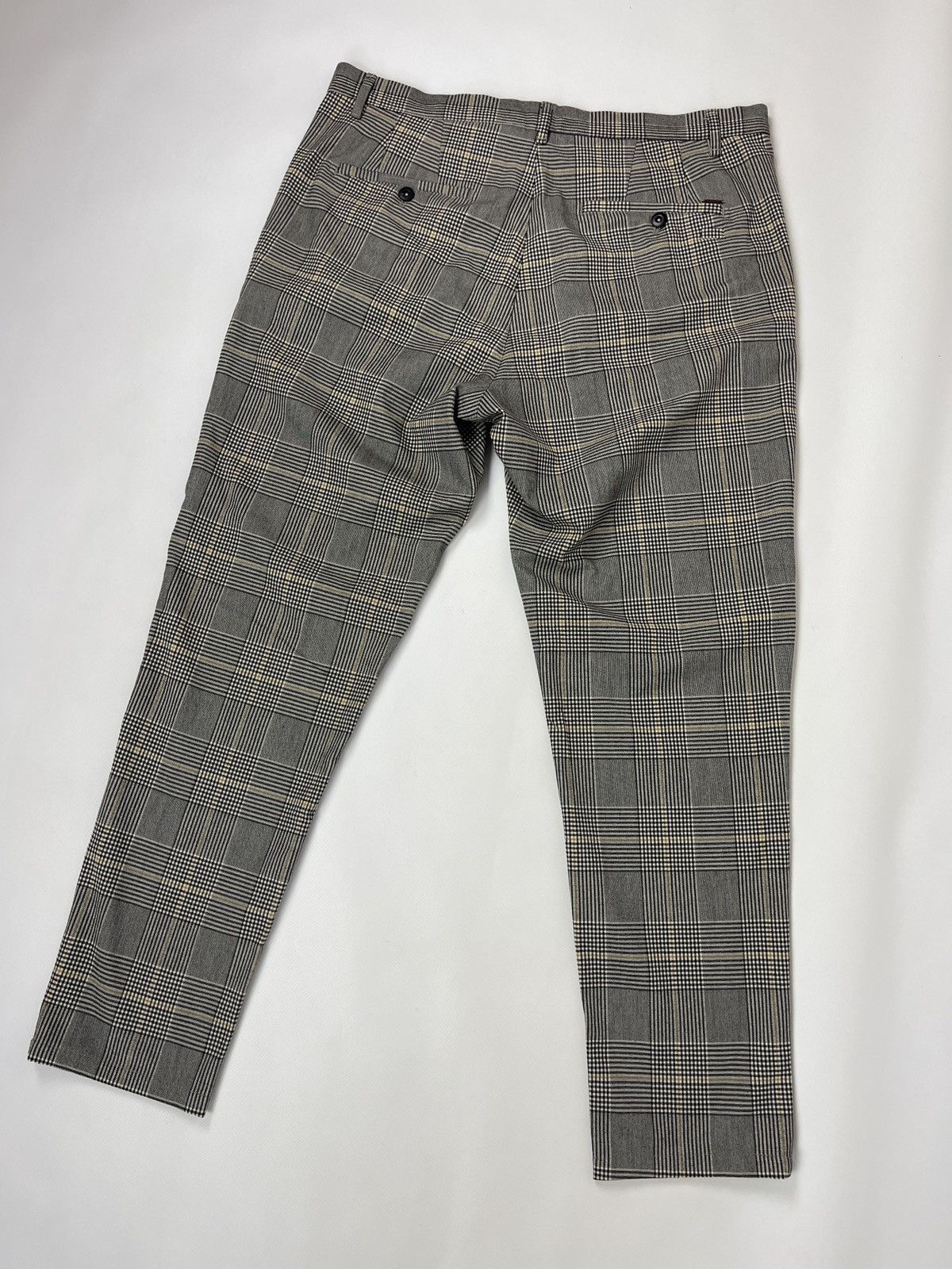 Zara Zara checkered grey casual pants chinos Size US 34 / EU 50 - 10 Thumbnail