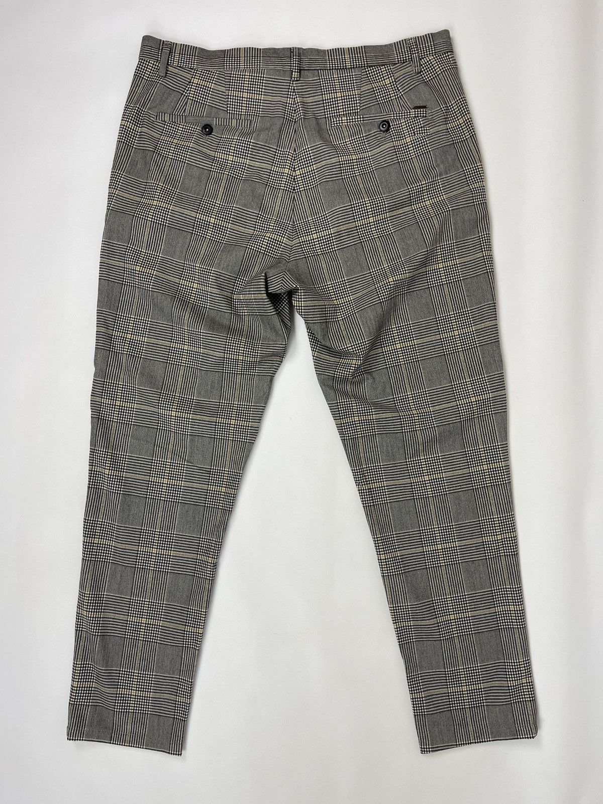 Zara Zara checkered grey casual pants chinos Size US 34 / EU 50 - 9 Thumbnail