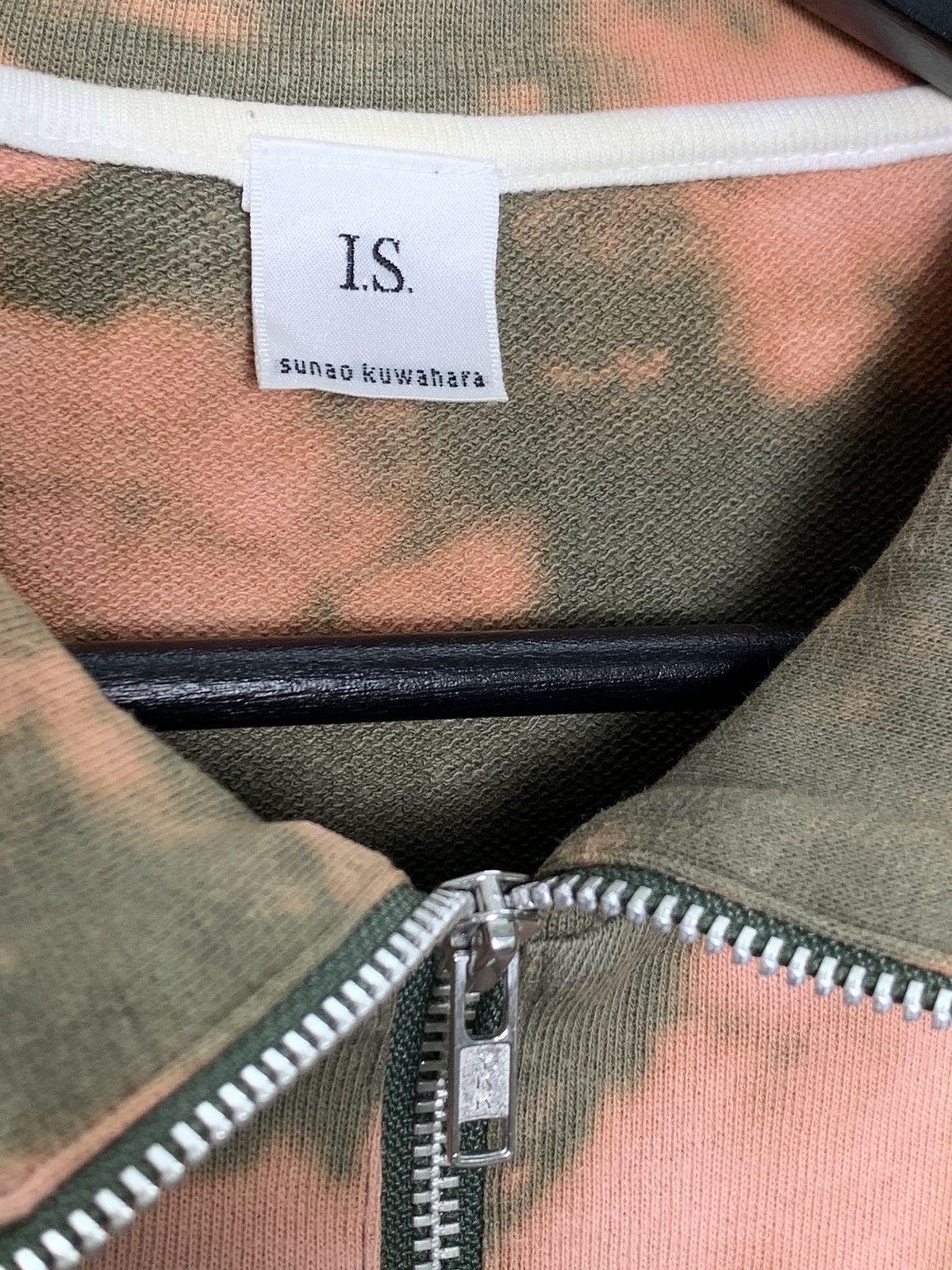 Issey Miyake Issey Miyake Sunao Kuwahara Custom Bleach Zipper Sweatshirt Size US S / EU 44-46 / 1 - 6 Thumbnail