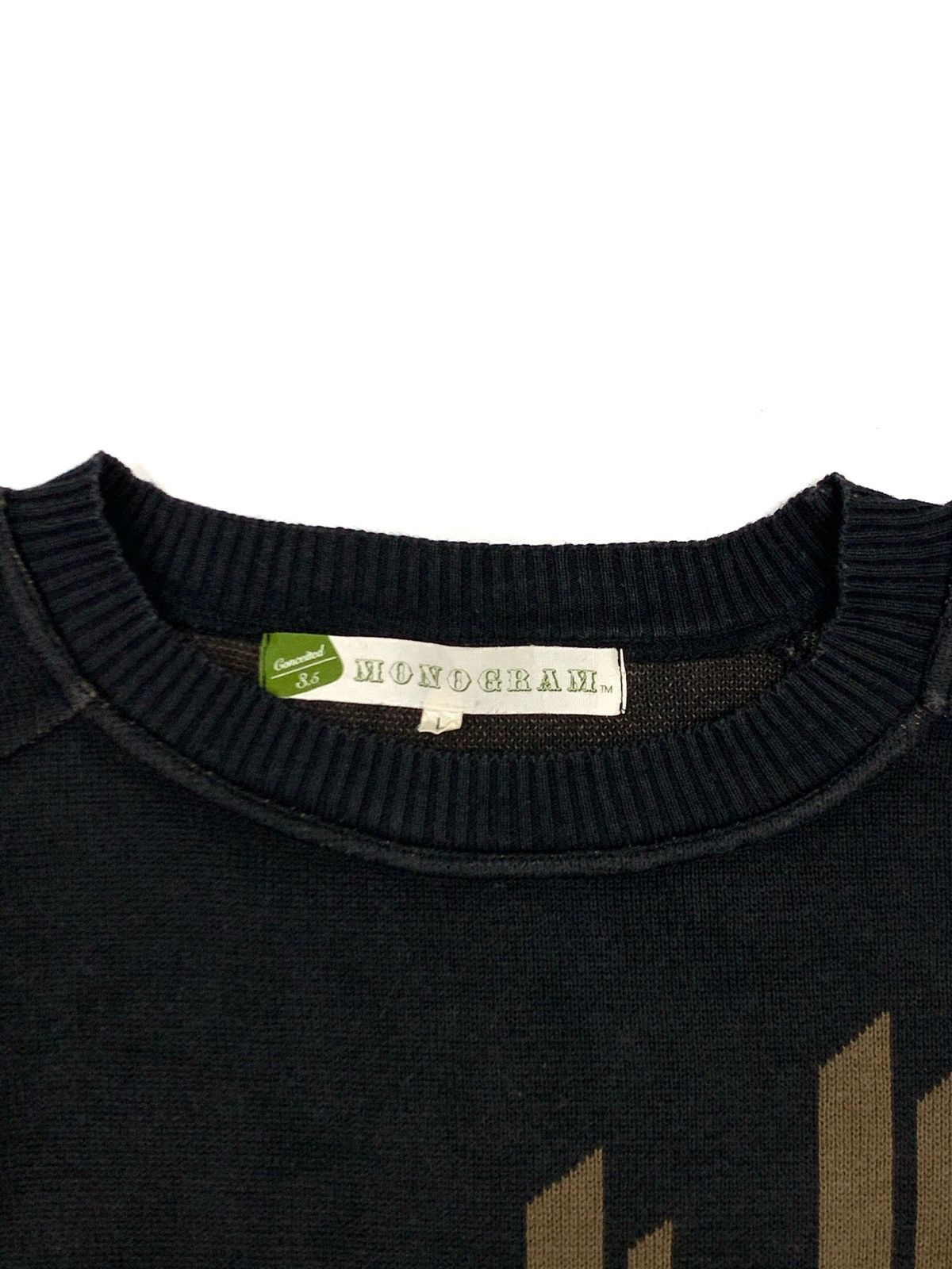 Japanese Brand Vintage Monogram Japanese Style Knit Sweater Size US M / EU 48-50 / 2 - 3 Thumbnail