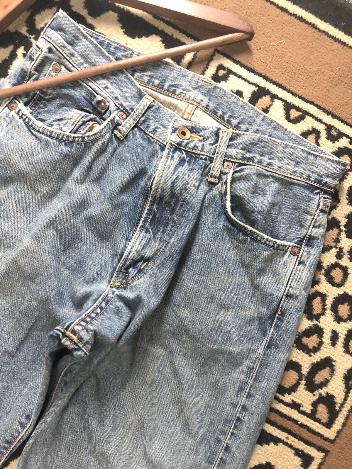 Edwin × Vintage VINTAGE SELVEDGE EDWIN 505x BLUE WASH DISTRESSED DENIM Size US 30 / EU 46 - 2 Thumbnail