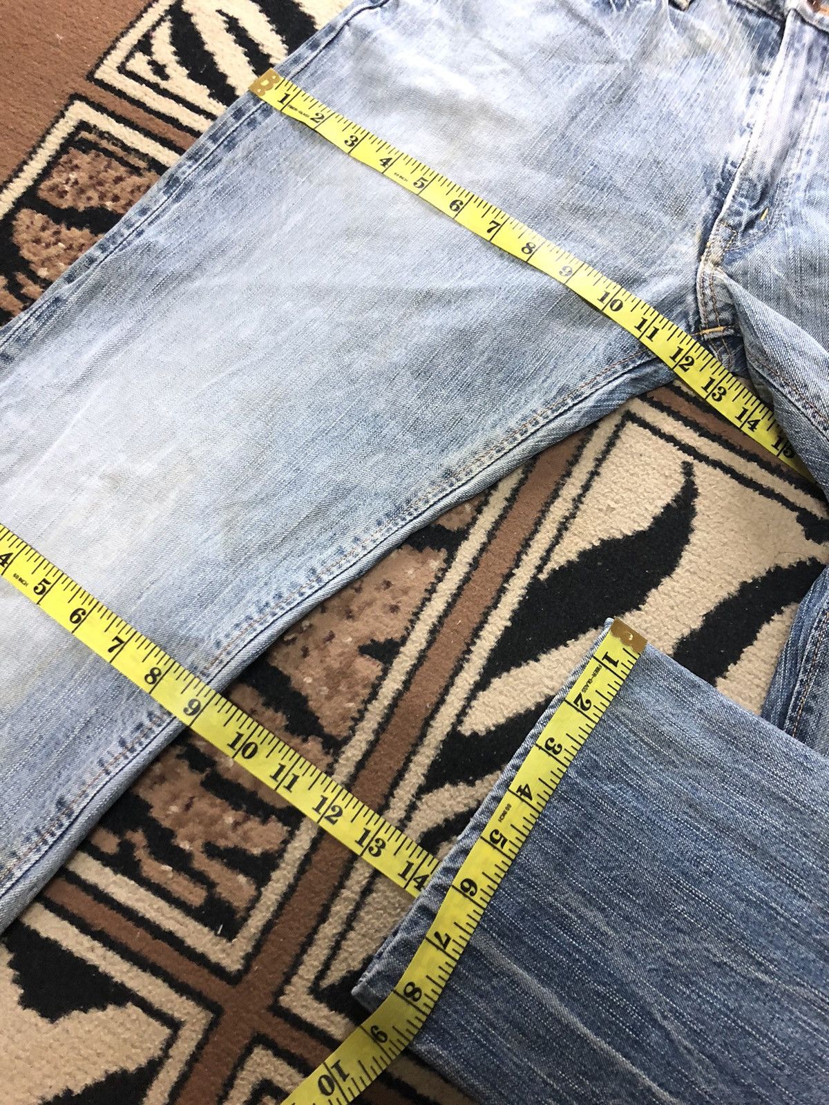 Edwin × Vintage VINTAGE SELVEDGE EDWIN 505zx BLUE WASH DISTRESSED DENIM Size US 33 - 16 Thumbnail