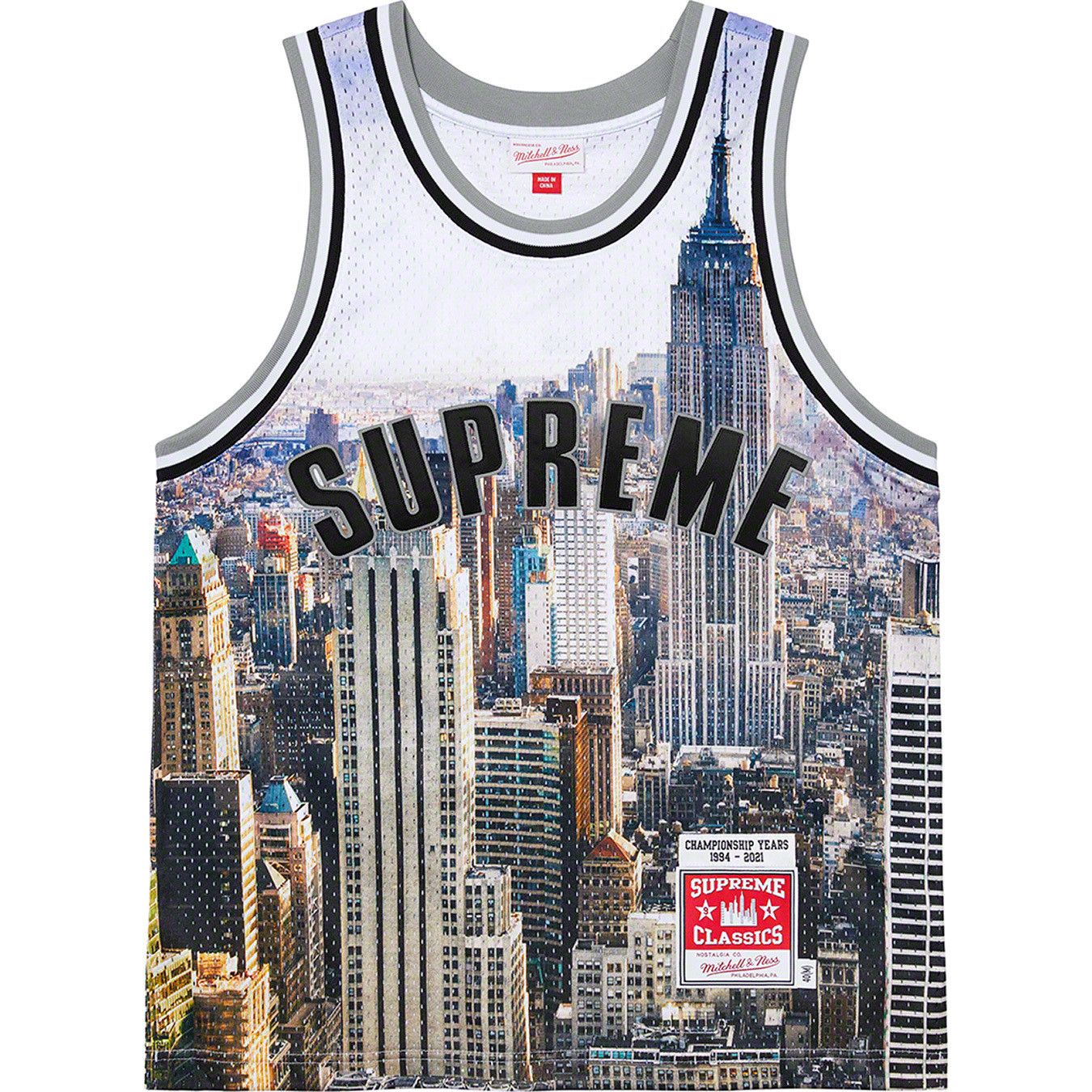 Supreme Supreme Mitchell & Ness Basketball Jersey SS21 | Grailed