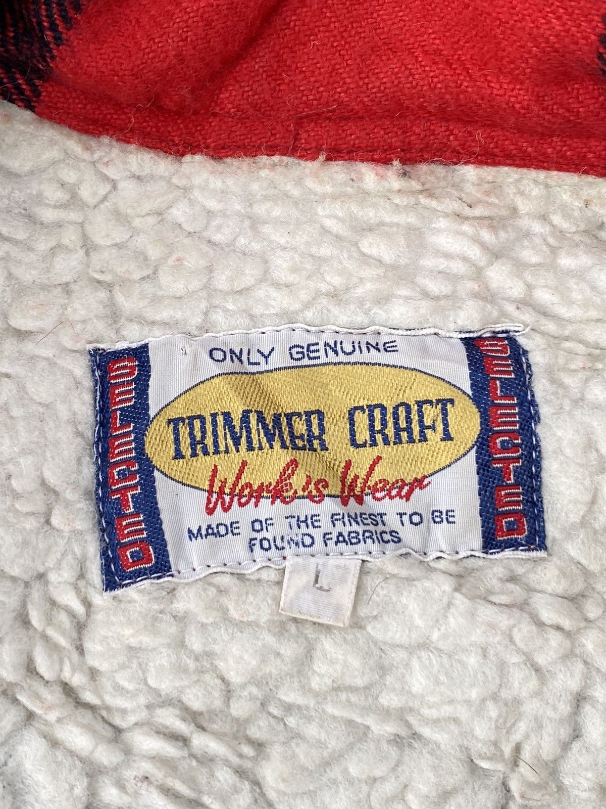 Vintage Vintage Trimmer Craft Work Wear Wool Shirt Size US XL / EU 56 / 4 - 4 Thumbnail