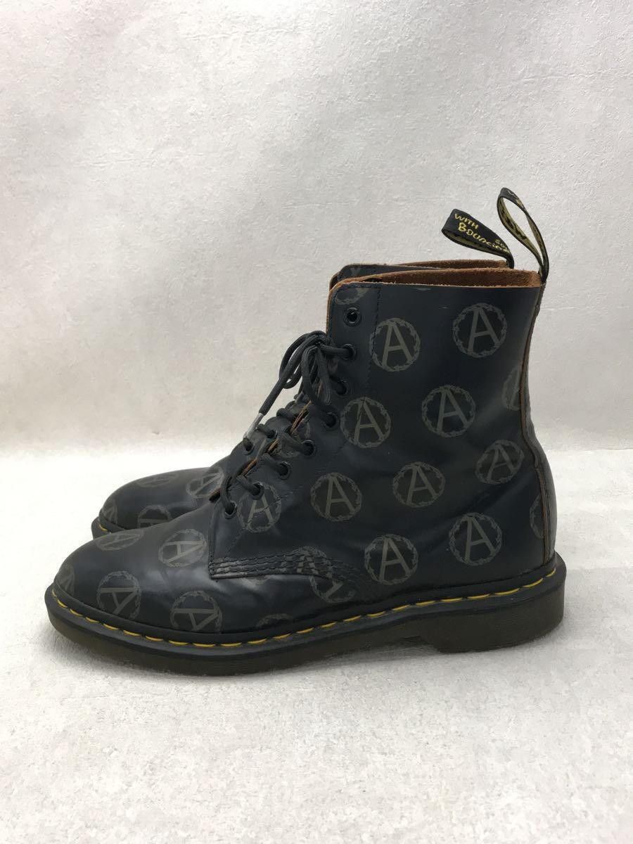 Dr. Martens × Supreme × Undercover AW16 Anarchy Logo Lace Up Leather Combat Boots Size US 9 / EU 42 - 1 Thumbnail