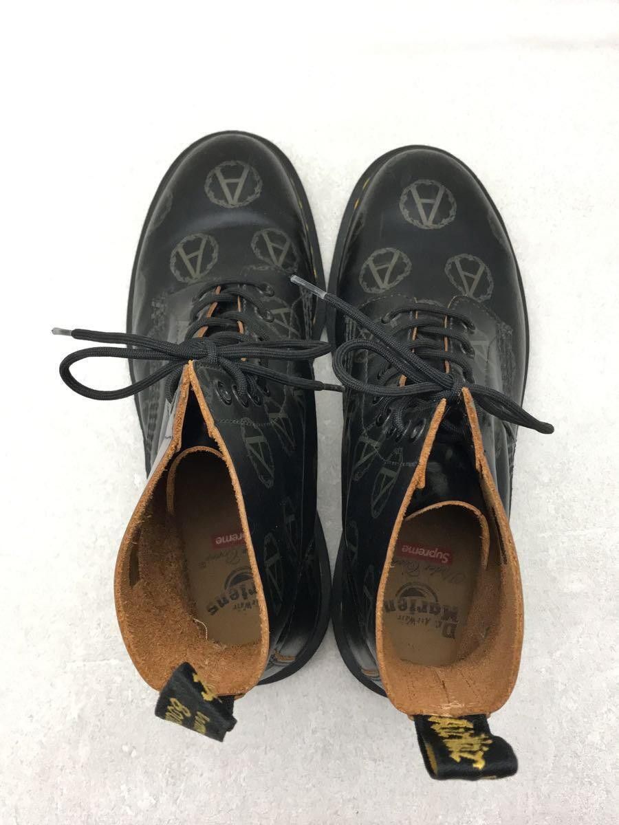 Dr. Martens × Supreme × Undercover AW16 Anarchy Logo Lace Up Leather Combat Boots Size US 9 / EU 42 - 4 Thumbnail