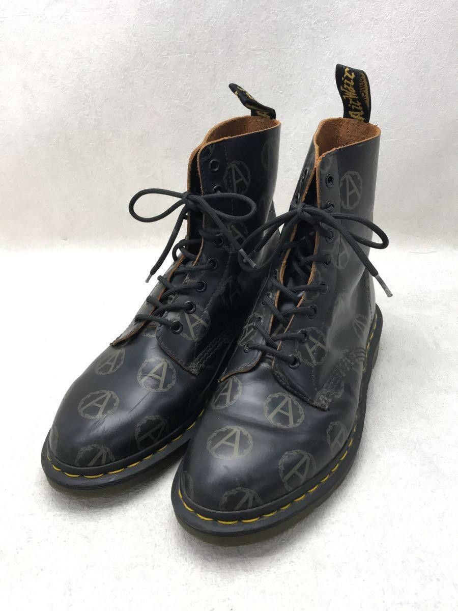 Dr. Martens × Supreme × Undercover AW16 Anarchy Logo Lace Up Leather Combat Boots Size US 9 / EU 42 - 2 Thumbnail