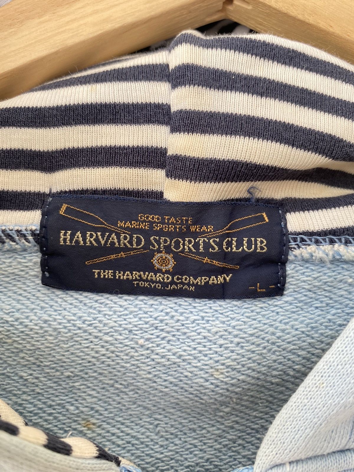 Other Vintage Distressed Havard Sports Club Zip Ups Hoodies Size US L / EU 52-54 / 3 - 23 Thumbnail