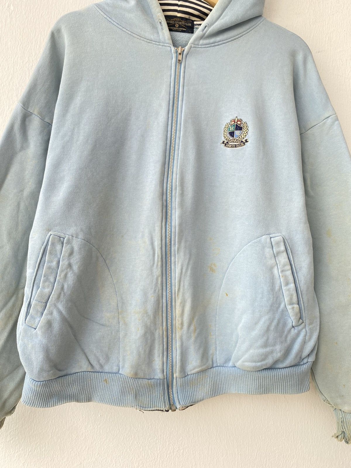 Other Vintage Distressed Havard Sports Club Zip Ups Hoodies Size US L / EU 52-54 / 3 - 5 Thumbnail