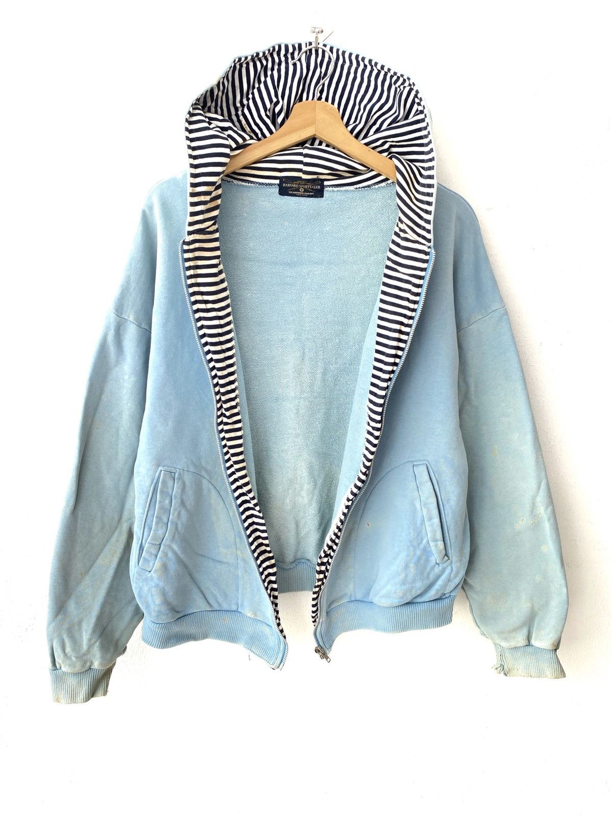 Other Vintage Distressed Havard Sports Club Zip Ups Hoodies Size US L / EU 52-54 / 3 - 3 Thumbnail