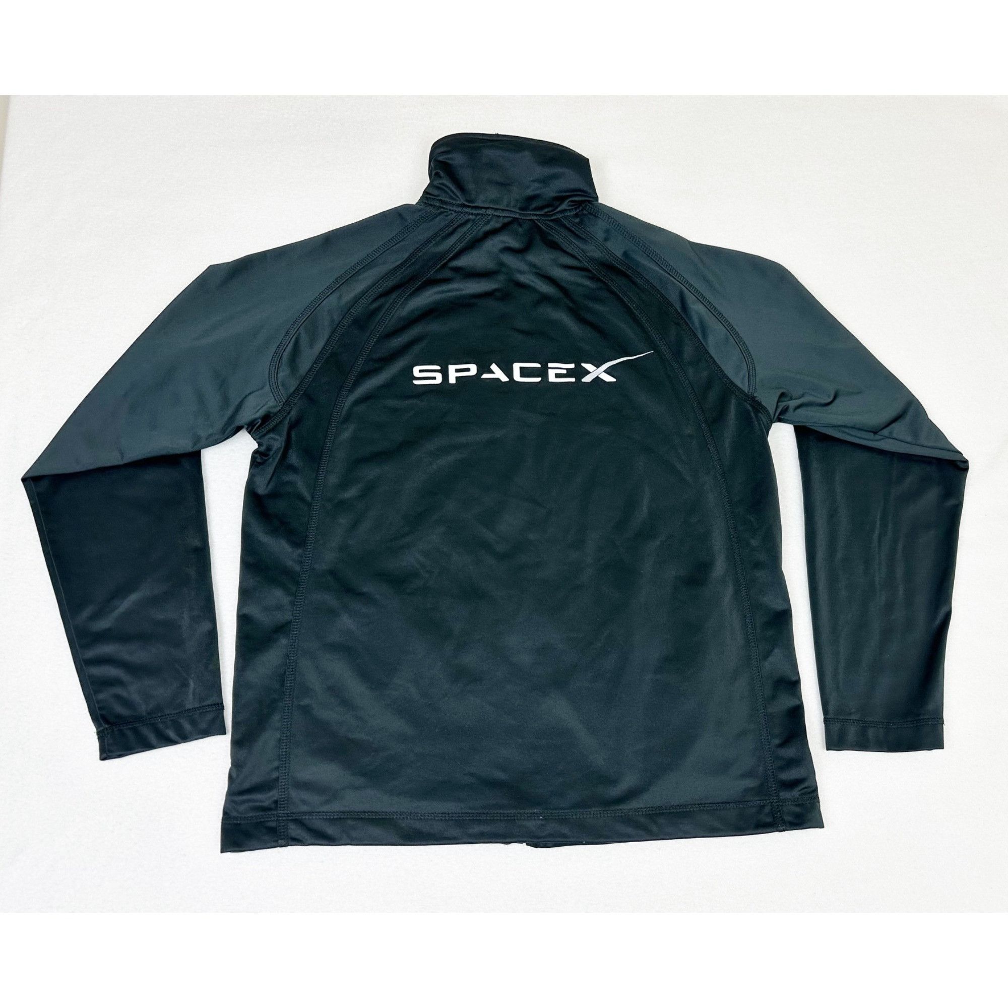 Streetwear SpaceX Logo Track Jacket Black Medium Full Zip | Grailed