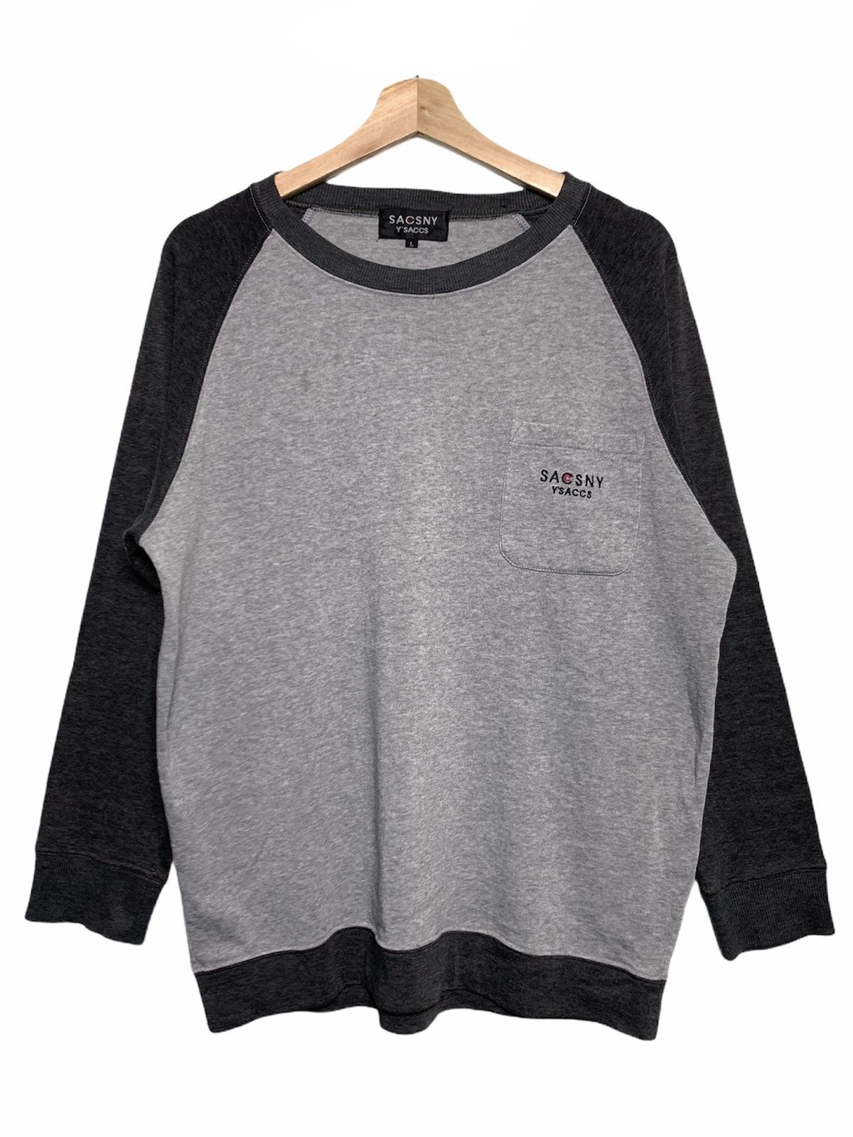 Yohji Yamamoto Vintage Y’Saccsny by Yohji Yamamoto Crewneck Sweatshirt Size US L / EU 52-54 / 3 - 1 Thumbnail